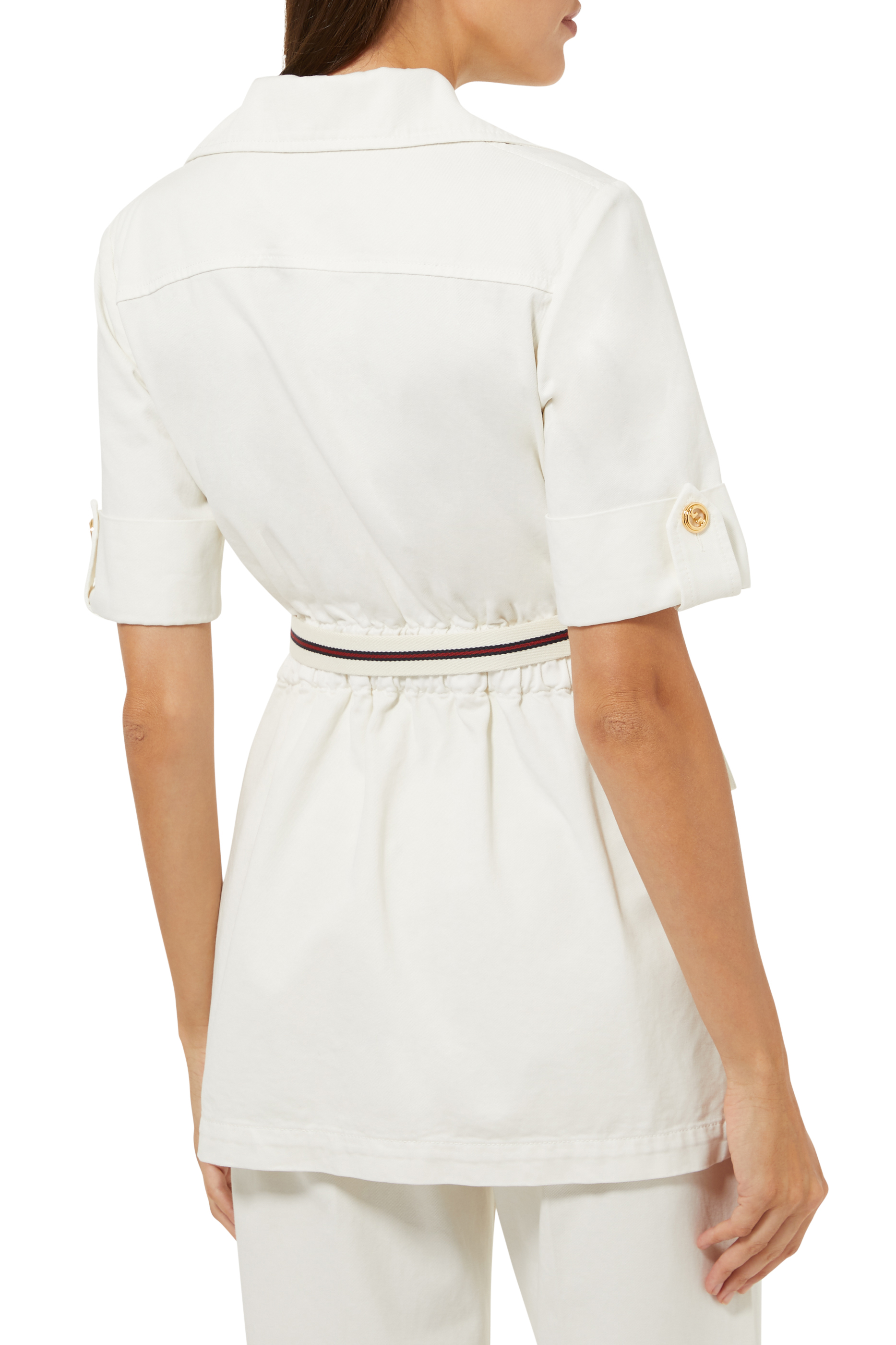 جاكيت قطن عضوي صديق للبيئة بلون باهت