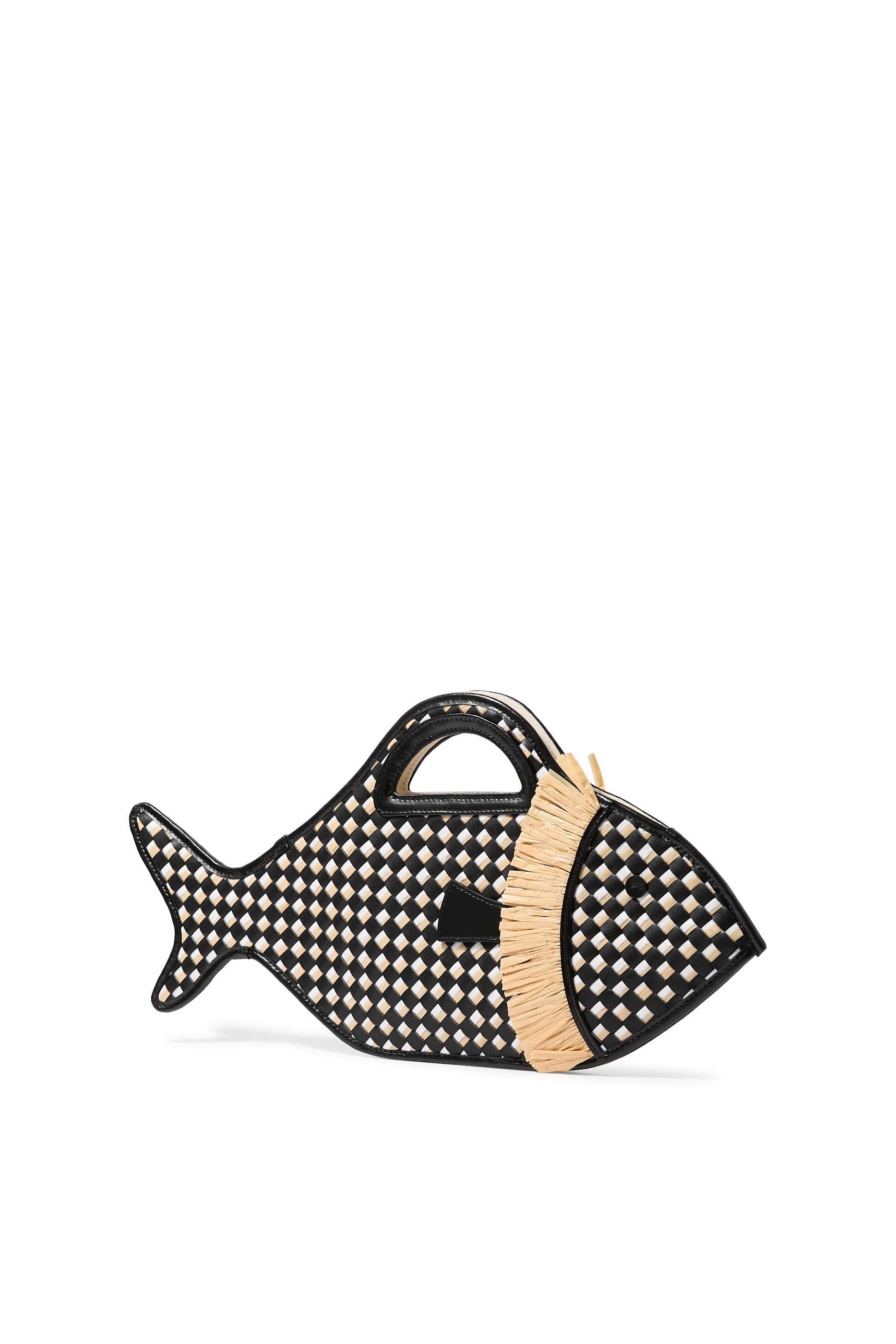 حقيبة كليو بنمط سلة على شكل سمكة