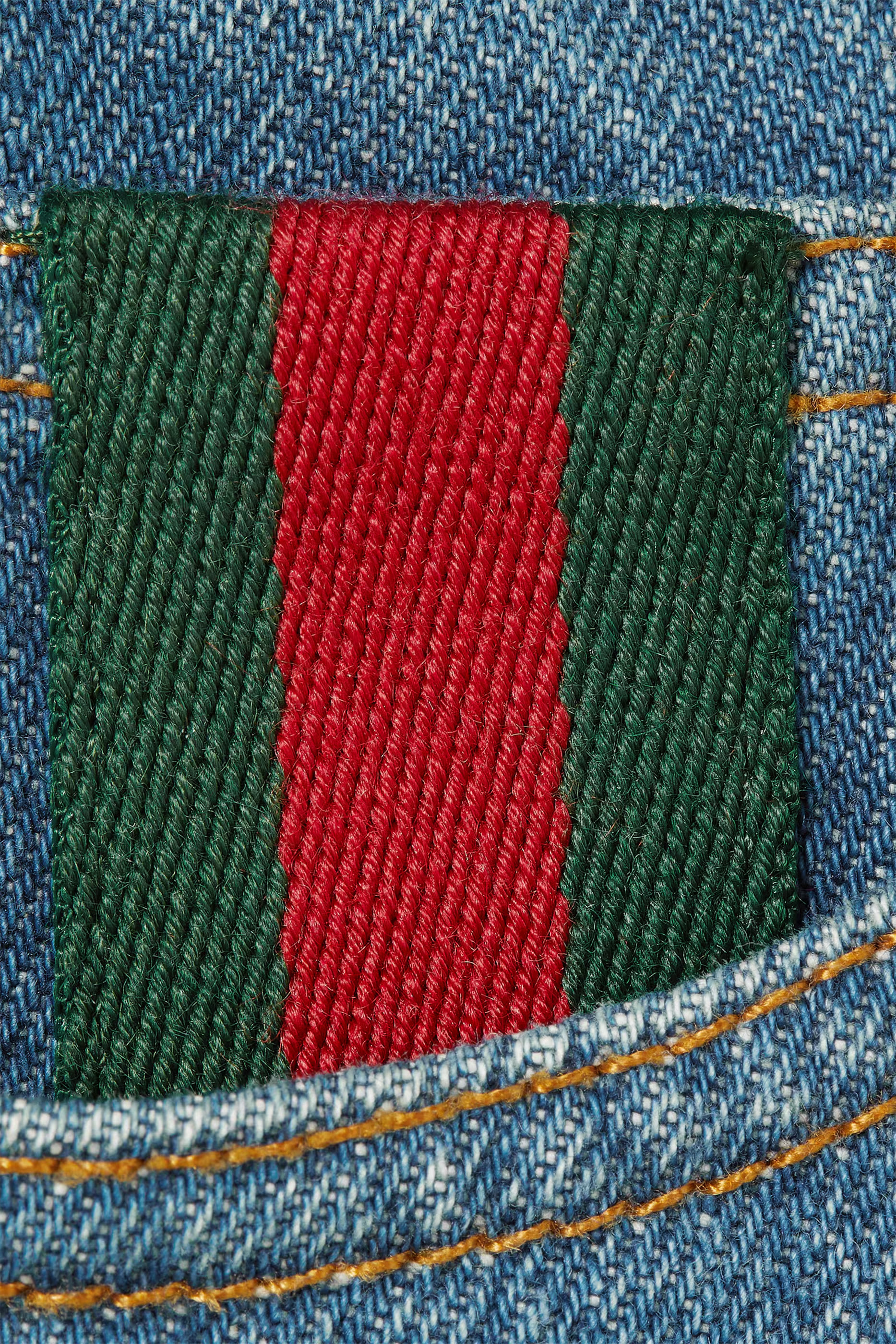 شورت دنيم بشريط ويب للأطفال