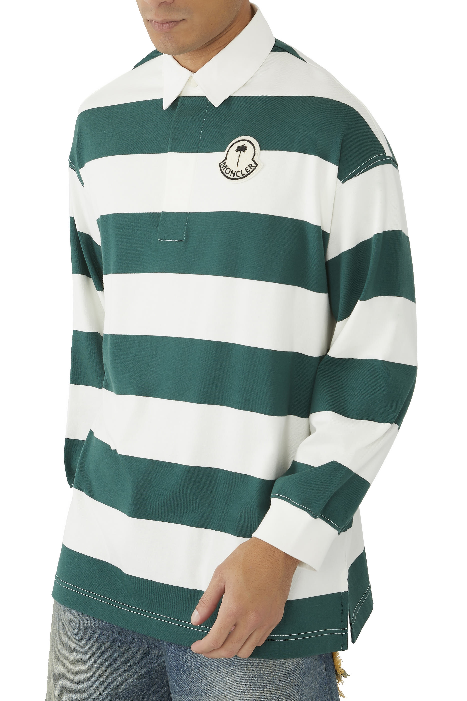 قميص بولو بأكمام طويلة بالم انجلز x مونكلر