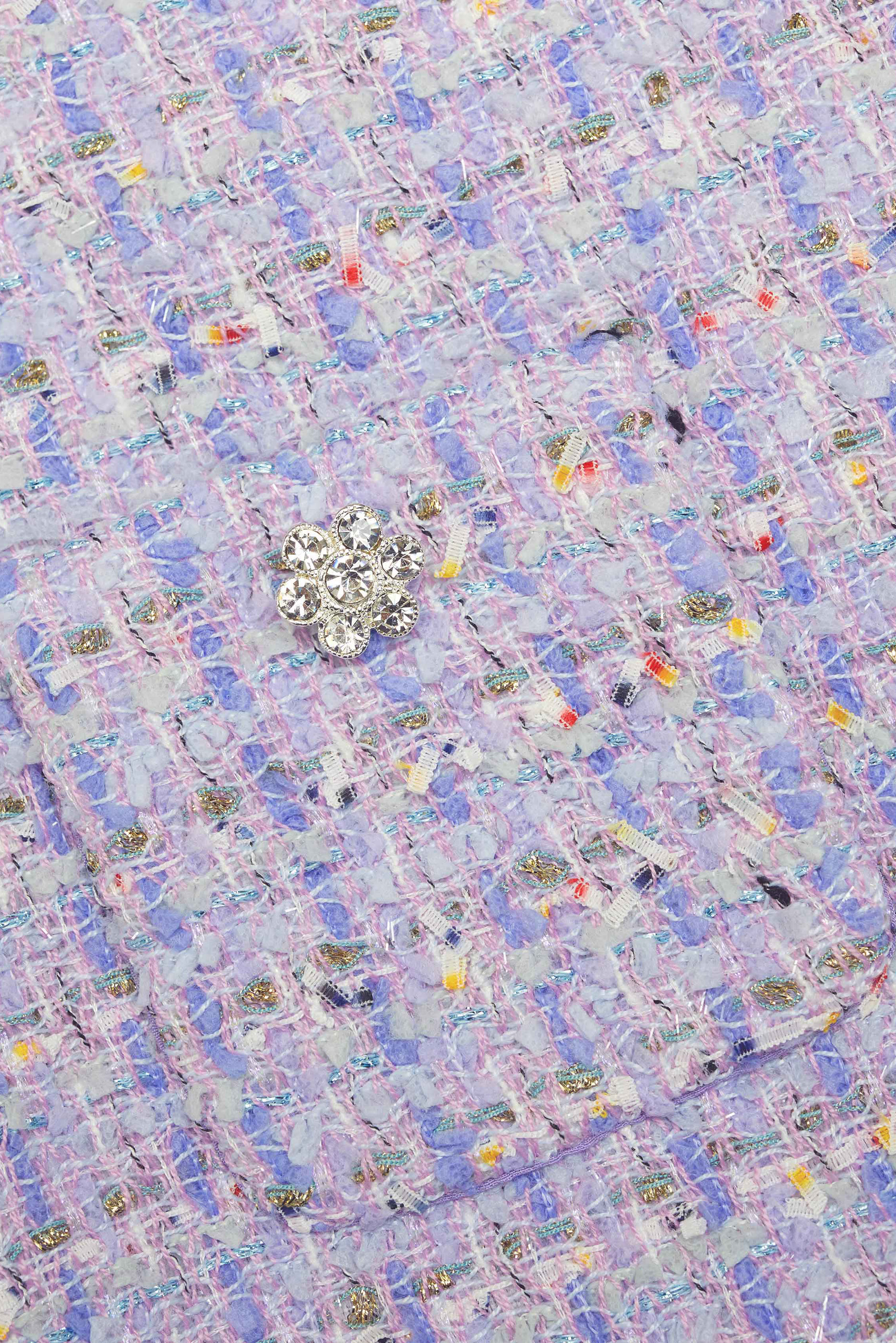 تنورة ليلاك قصيرة بوكل للأطفال