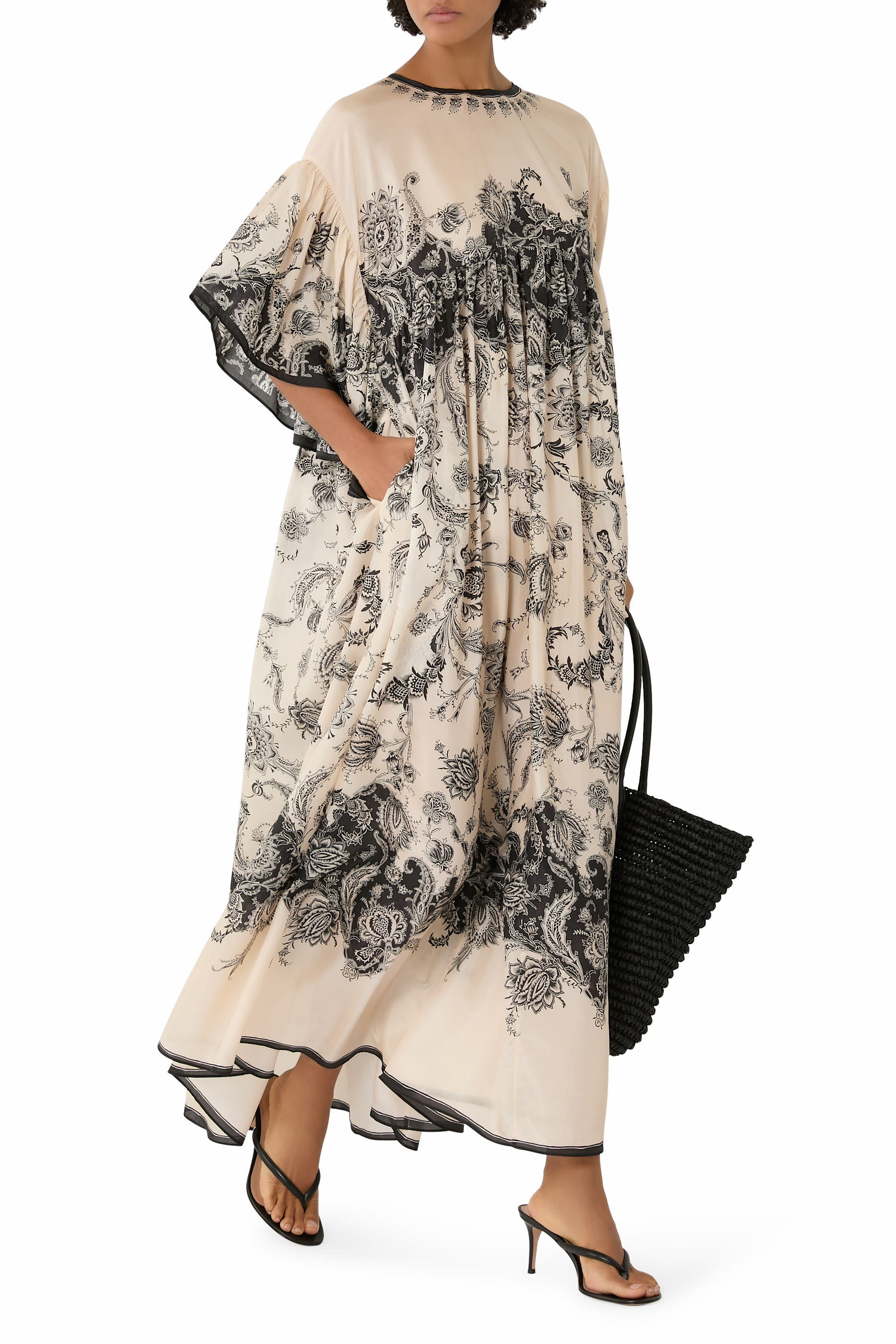 فستان ريانون طويل