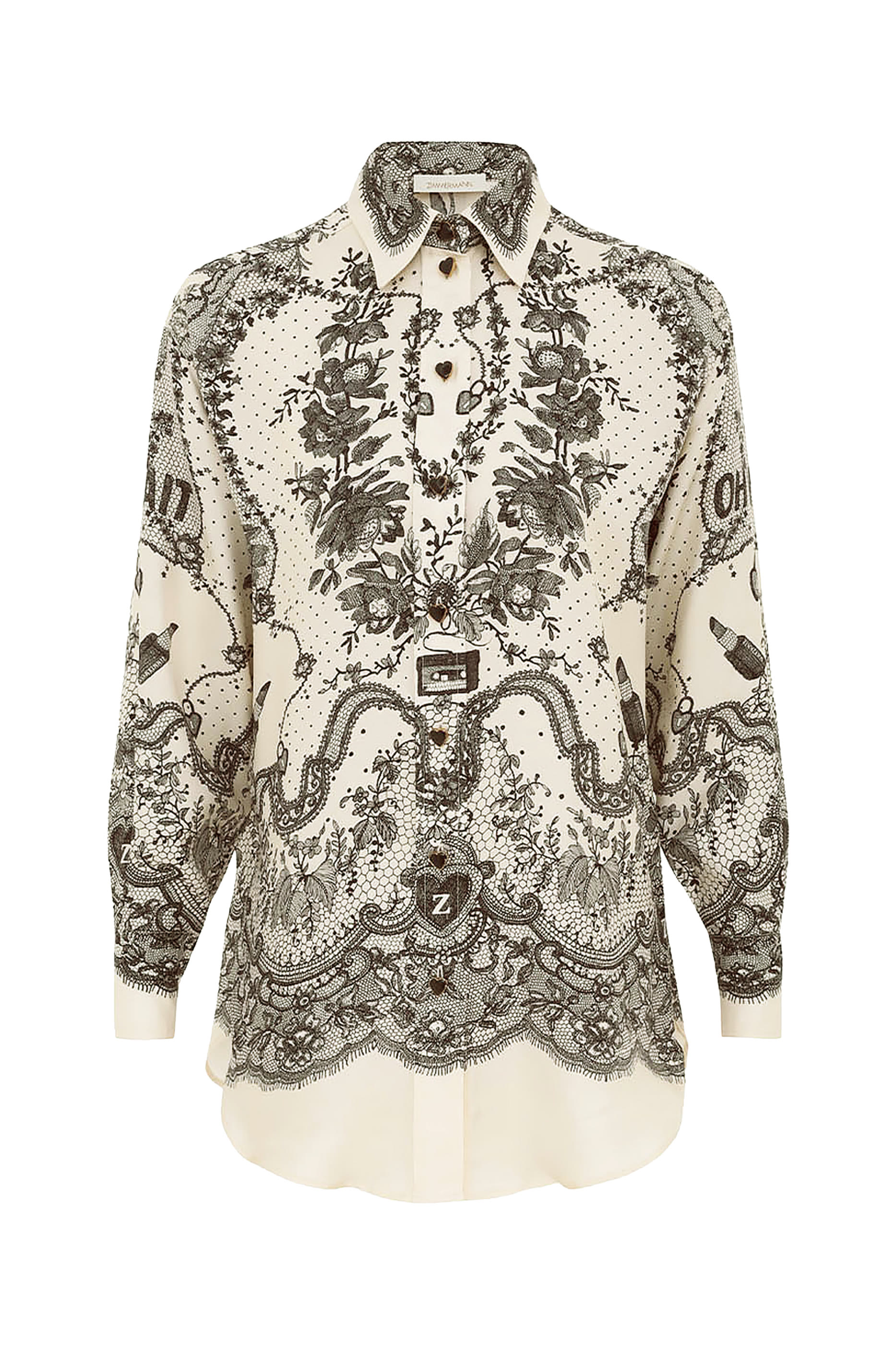 قميص كراش بقصة مريحة