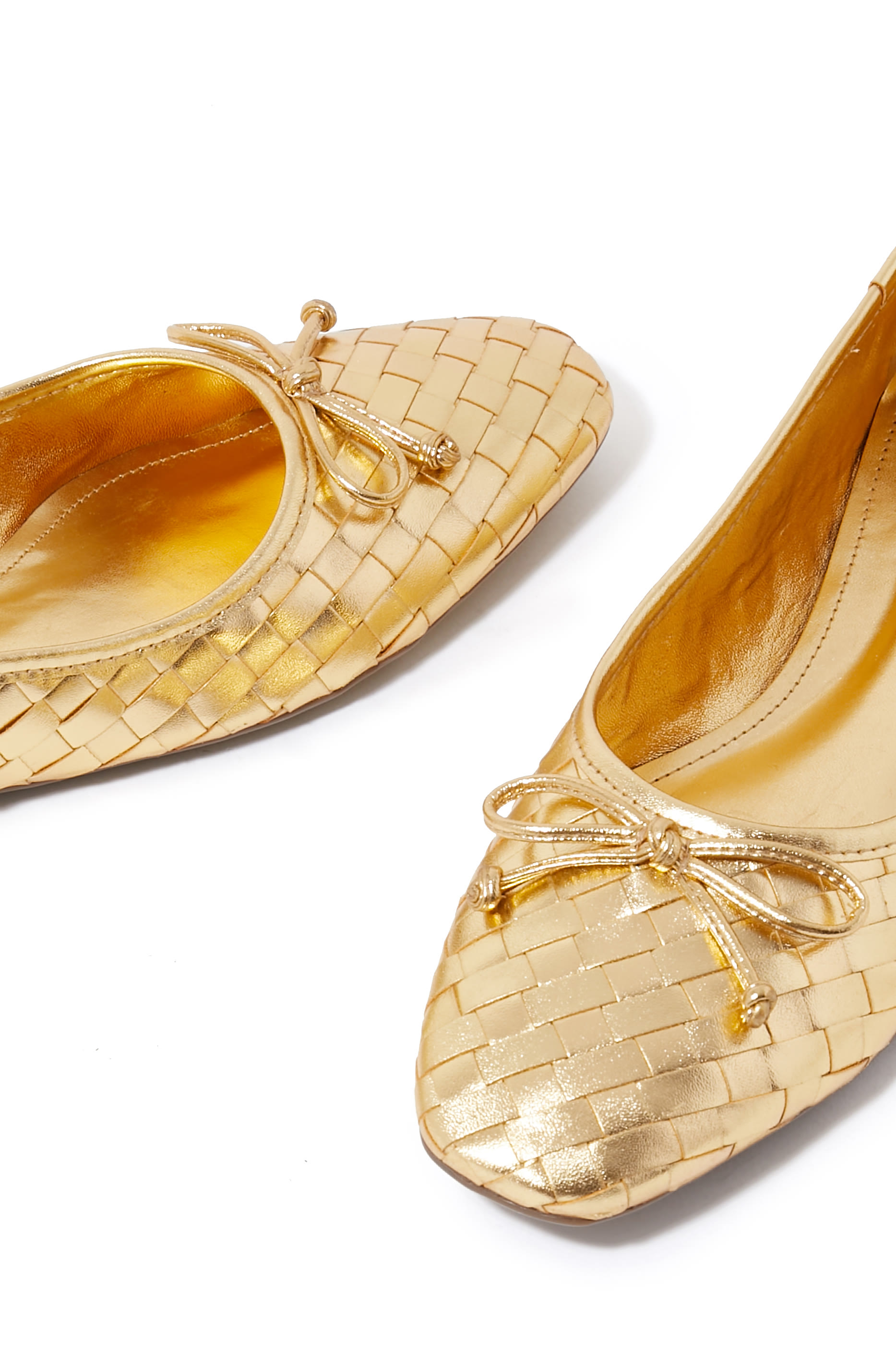 حذاء بالرينا أريسا منسوج بكعب مسطح