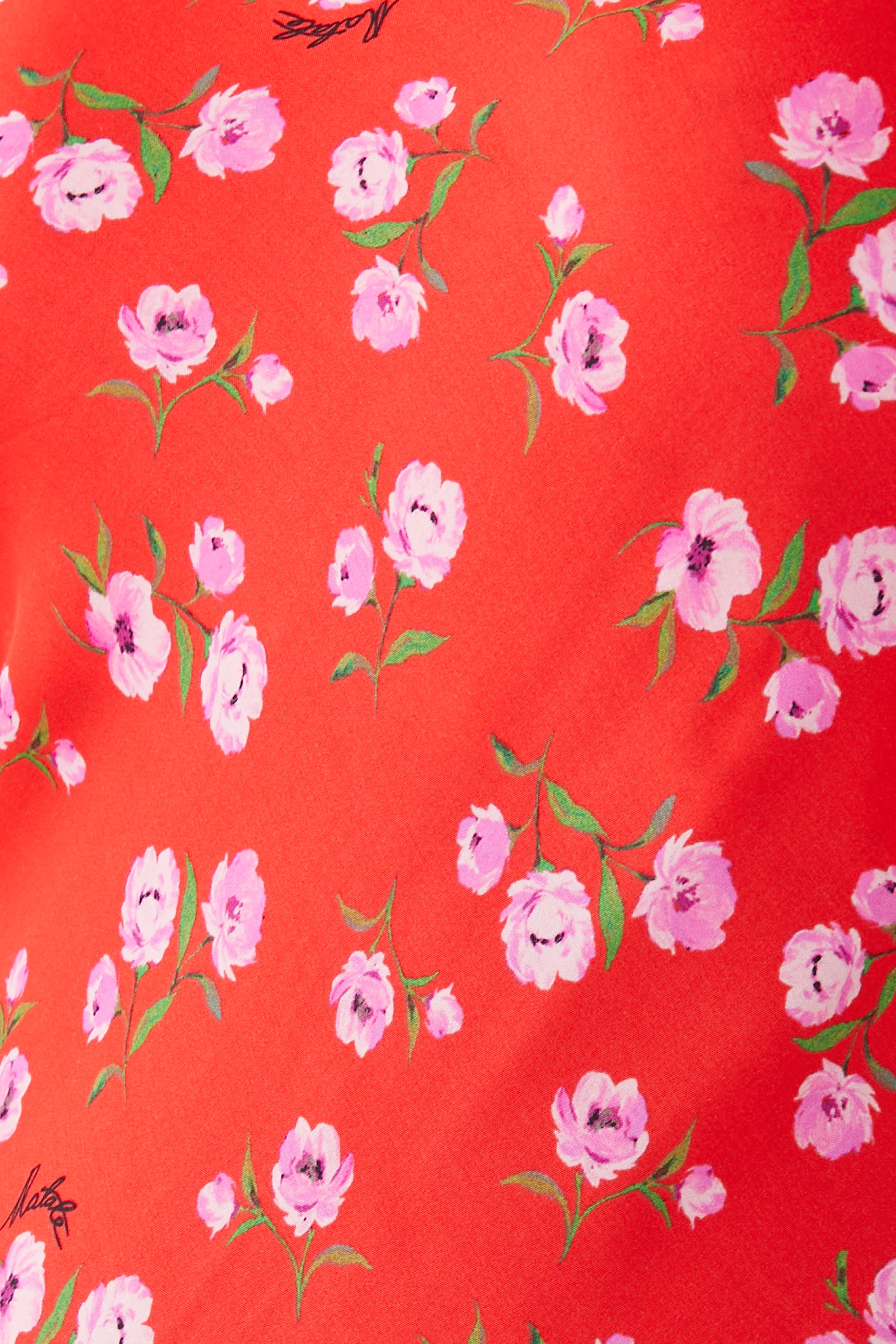 فستان طويل بطبعة