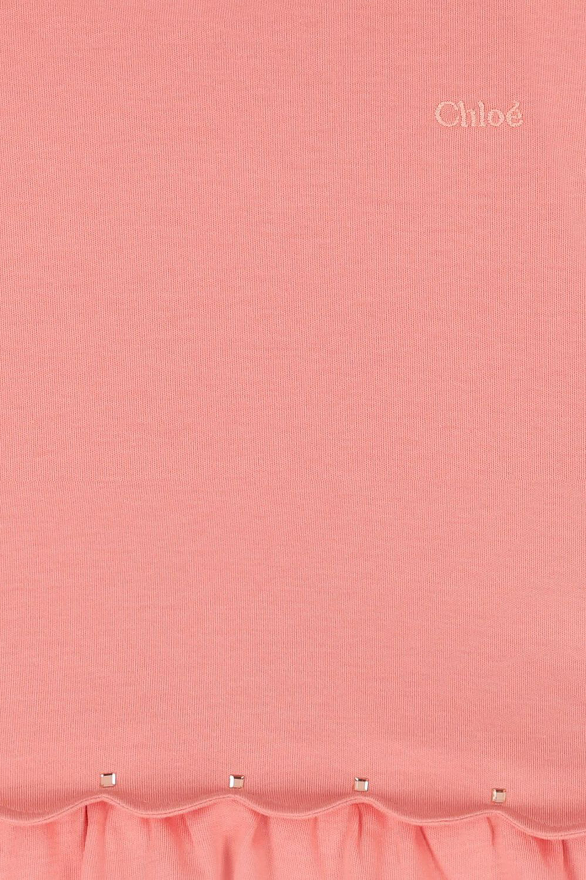 فستان بخصر بتصميم متموج للأطفال