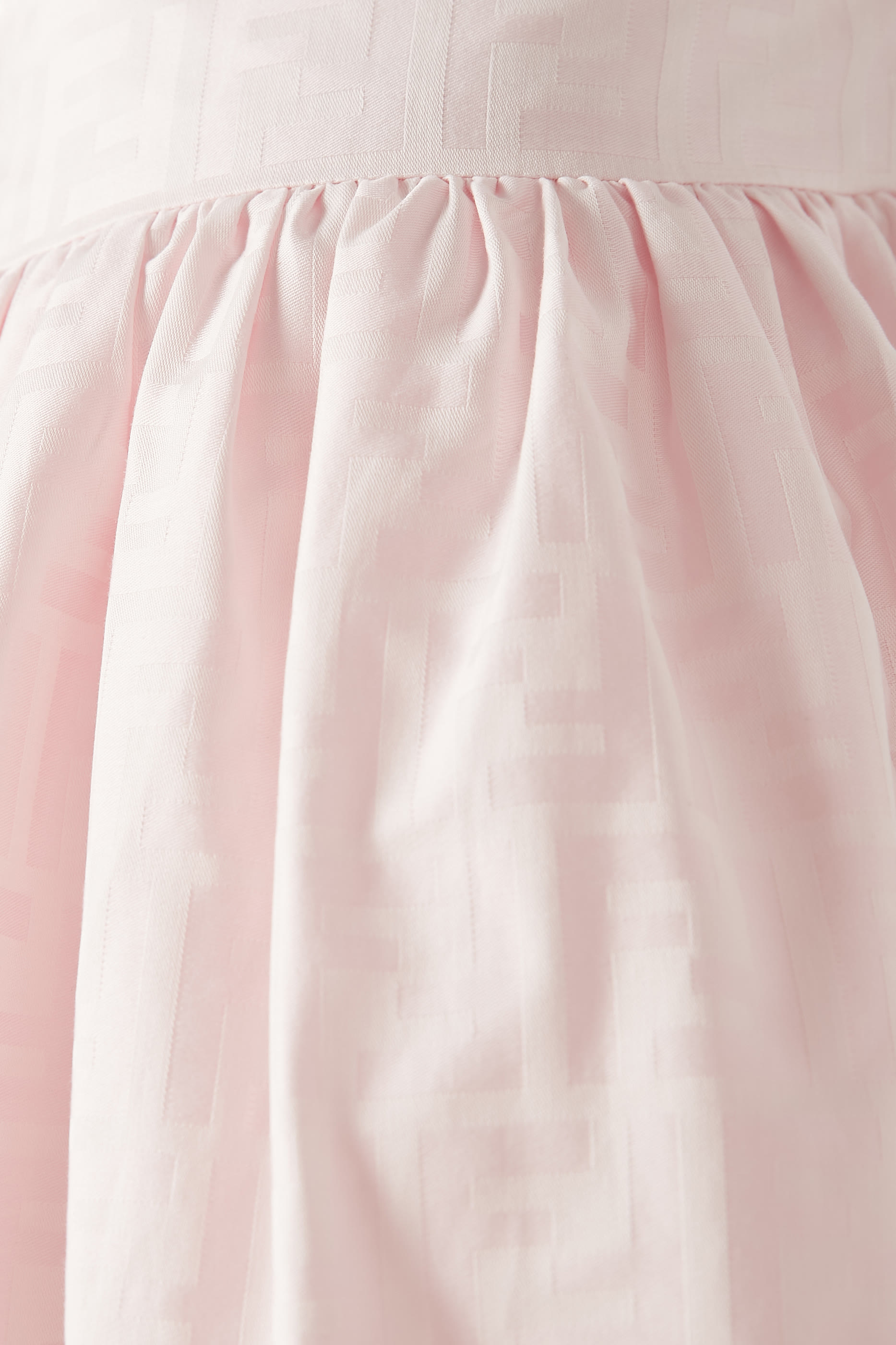 فستان جاكار قطن للأطفال الرضع