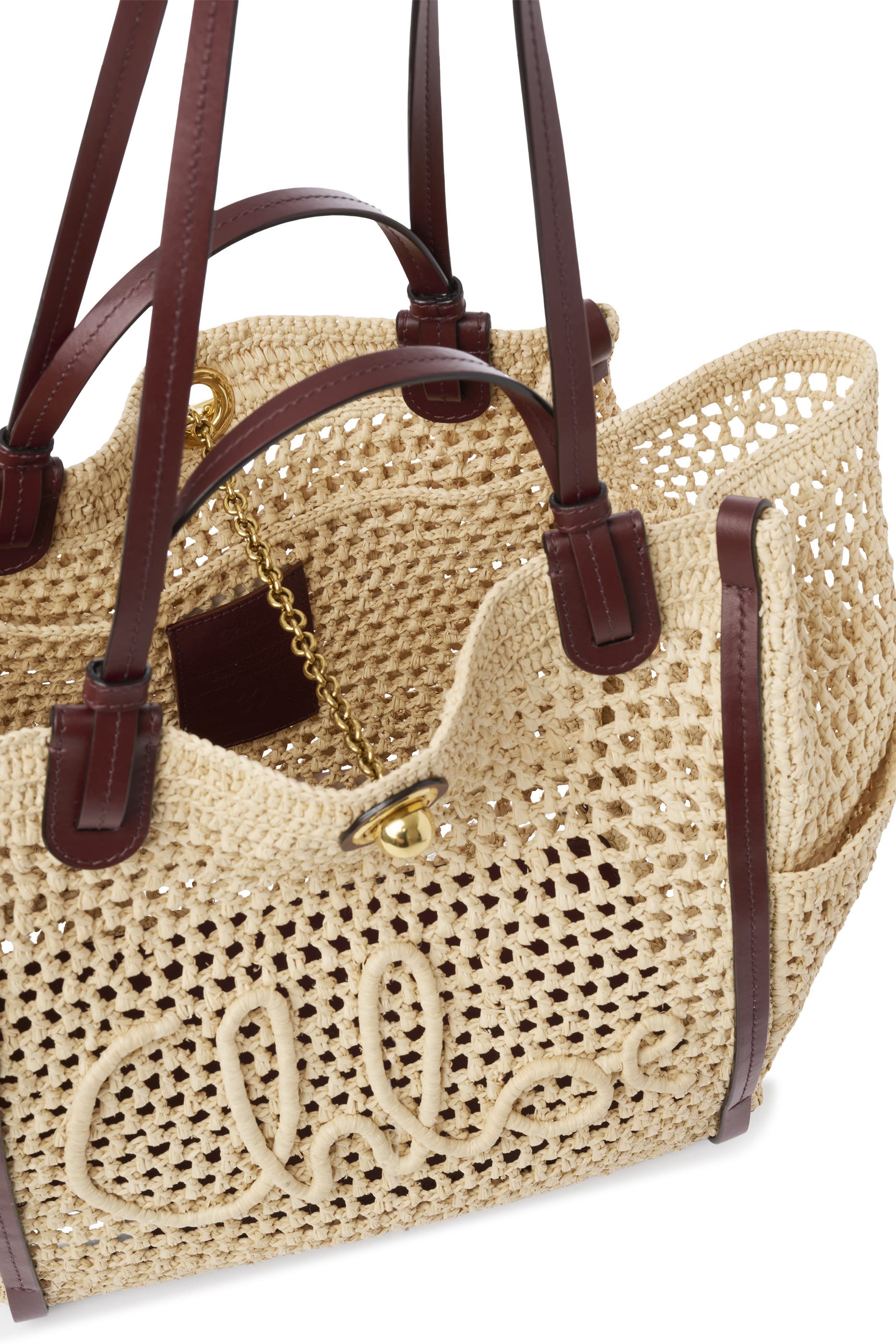 حقيبة دوبل كاري بشعار الماركة