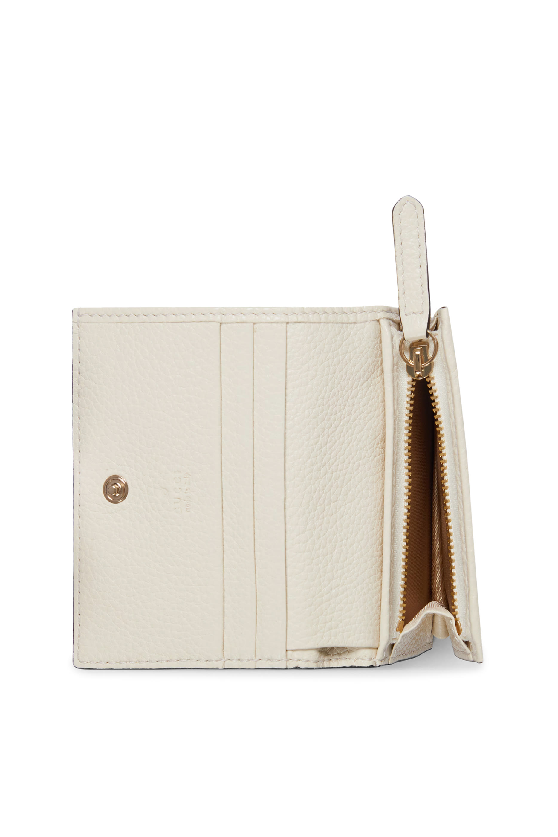 محفظة صغيرة بشعار حرفي الماركة بنقشة محفورة