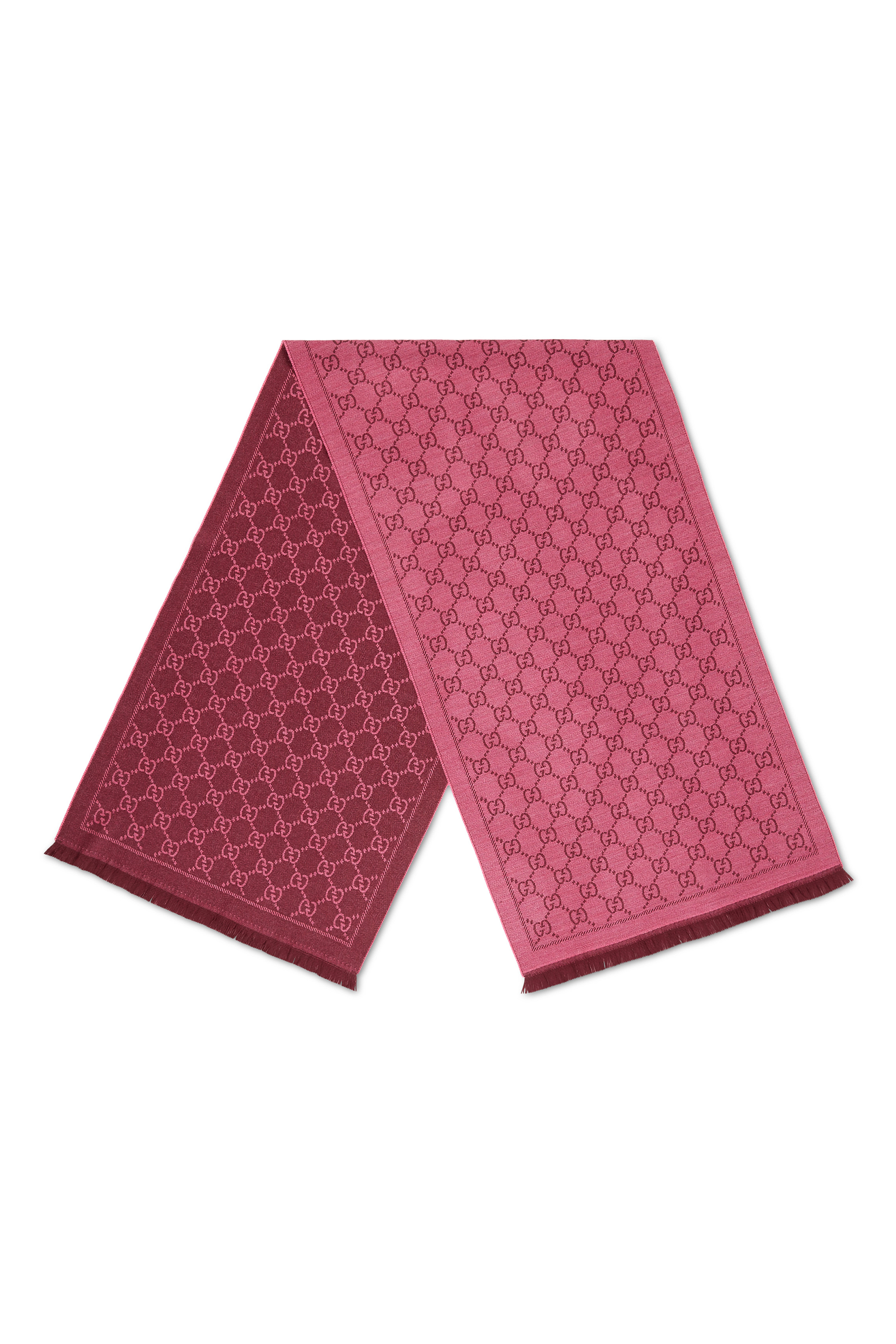 وشاح جاكار منسوج بنقشة شعار GG