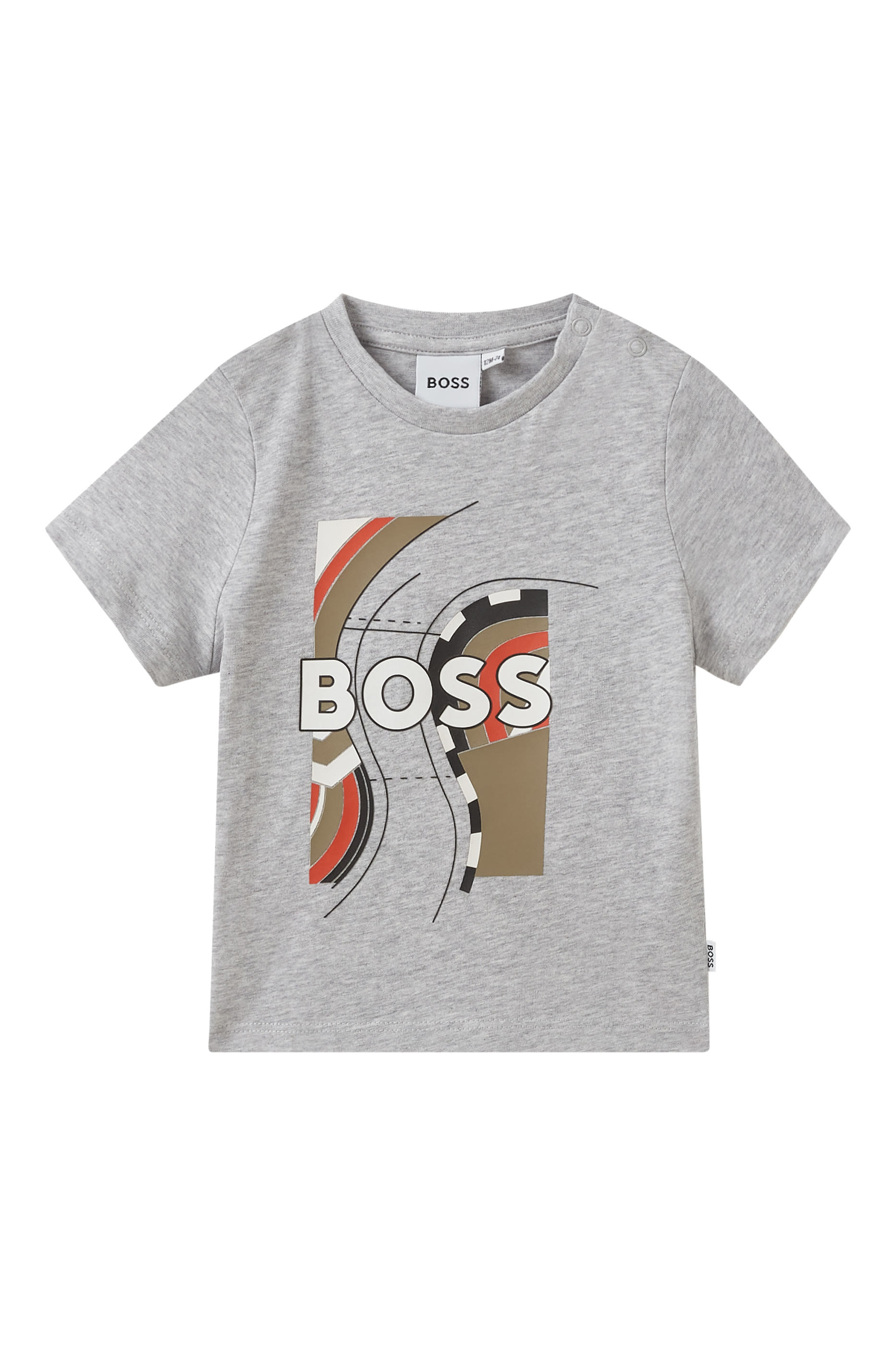 تيشيرت للأطفال بطبعات شعار غرافيك