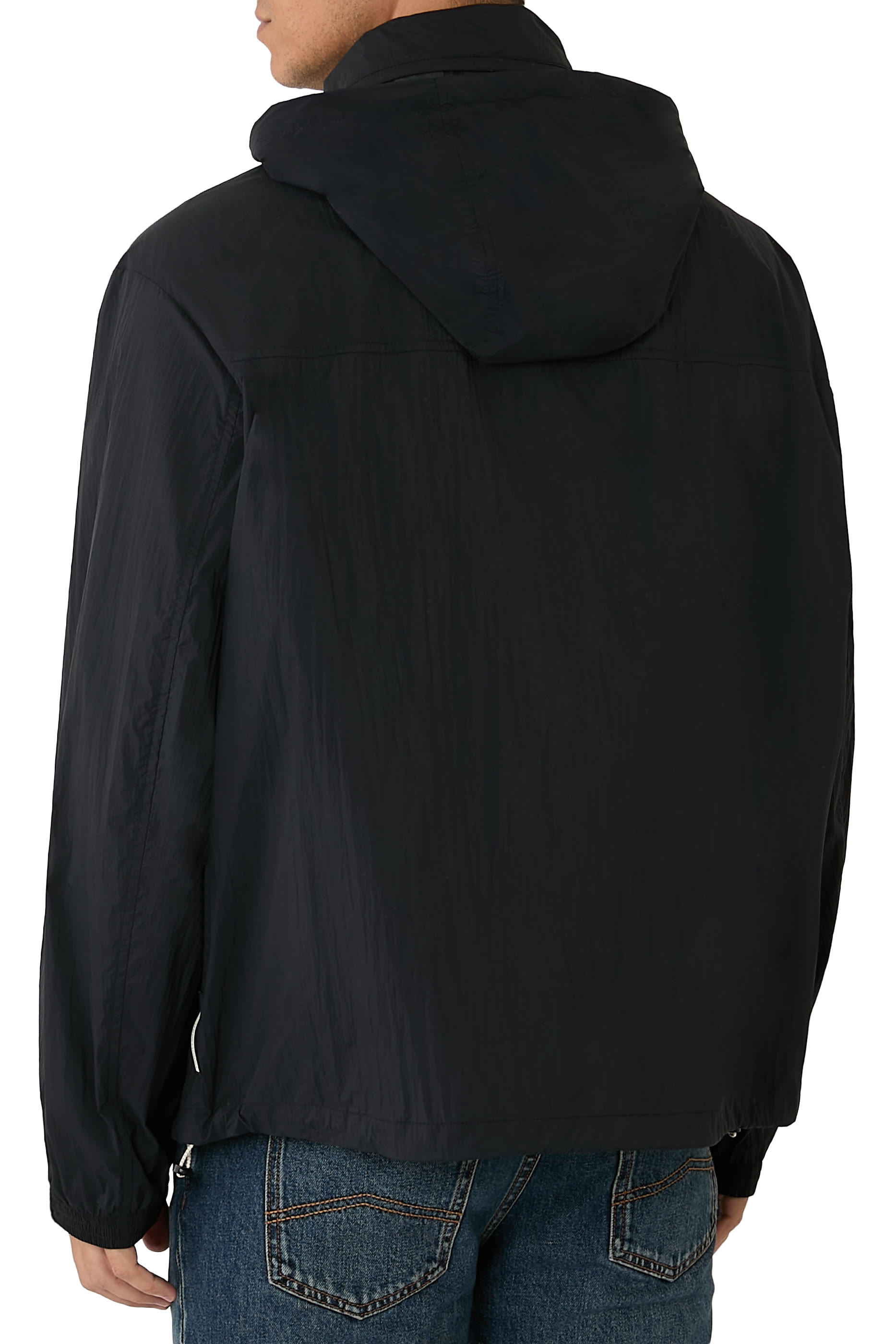 جاكيت فضفاض نايلون معالج