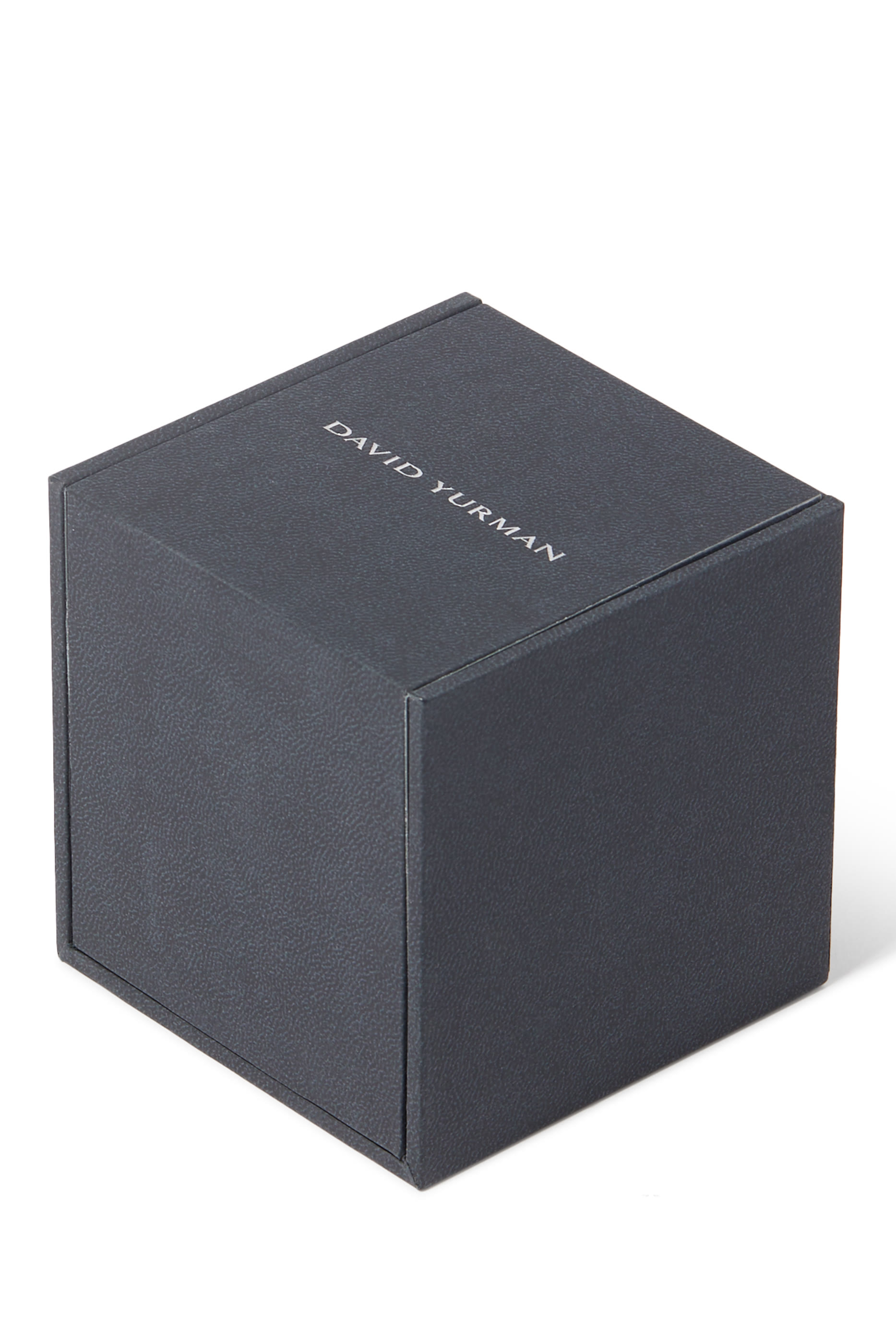 دلاية بنقشة شيفرون تيتانيوم وفضة إسترلينية مرصعة بالماس