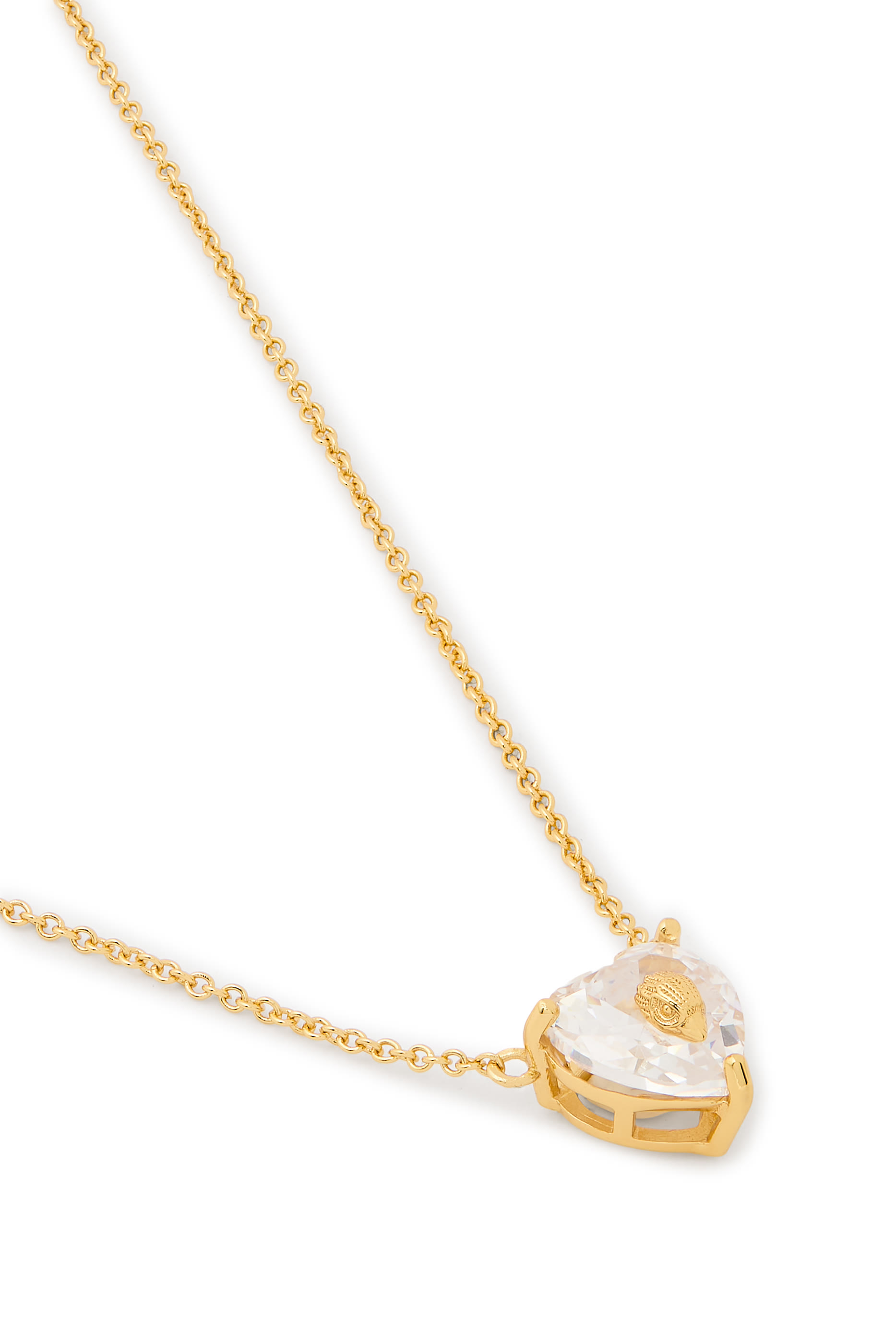 قلادة بدلاية بتصميم قلب مرصعة بالكريستال