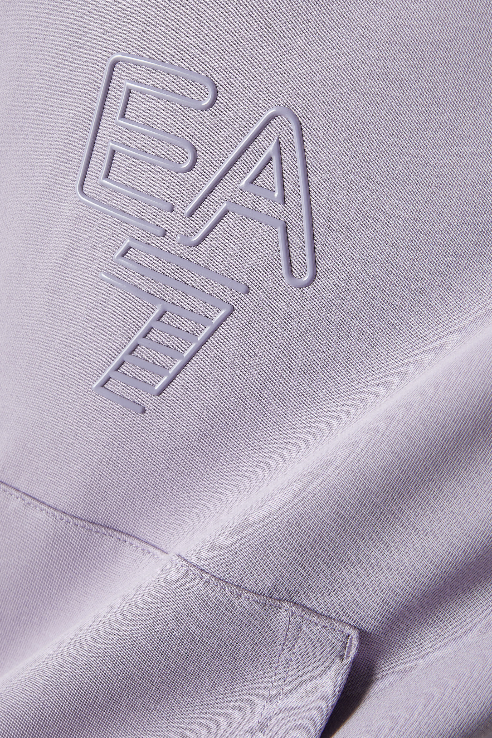 سويت شيرت بغطاء رأس بشعار الماركة للأطفال