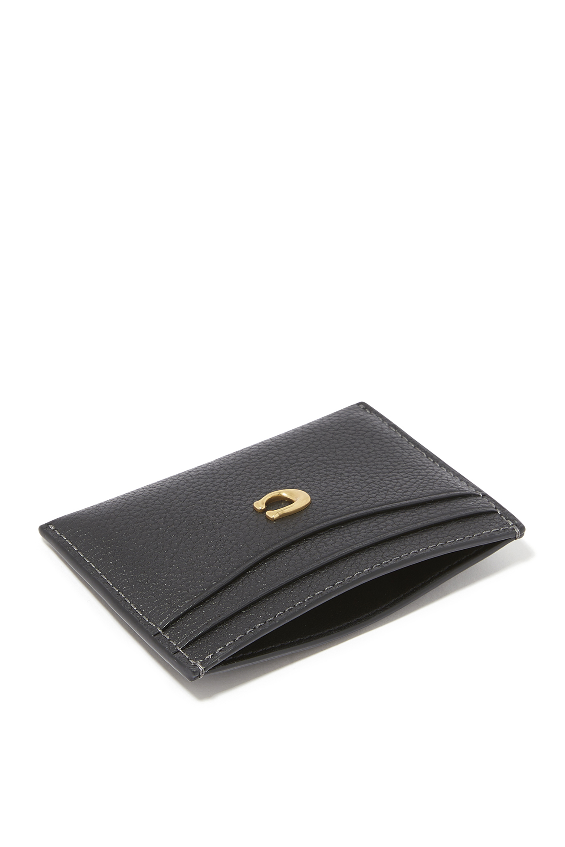 حافظة بطاقات جلد عجل