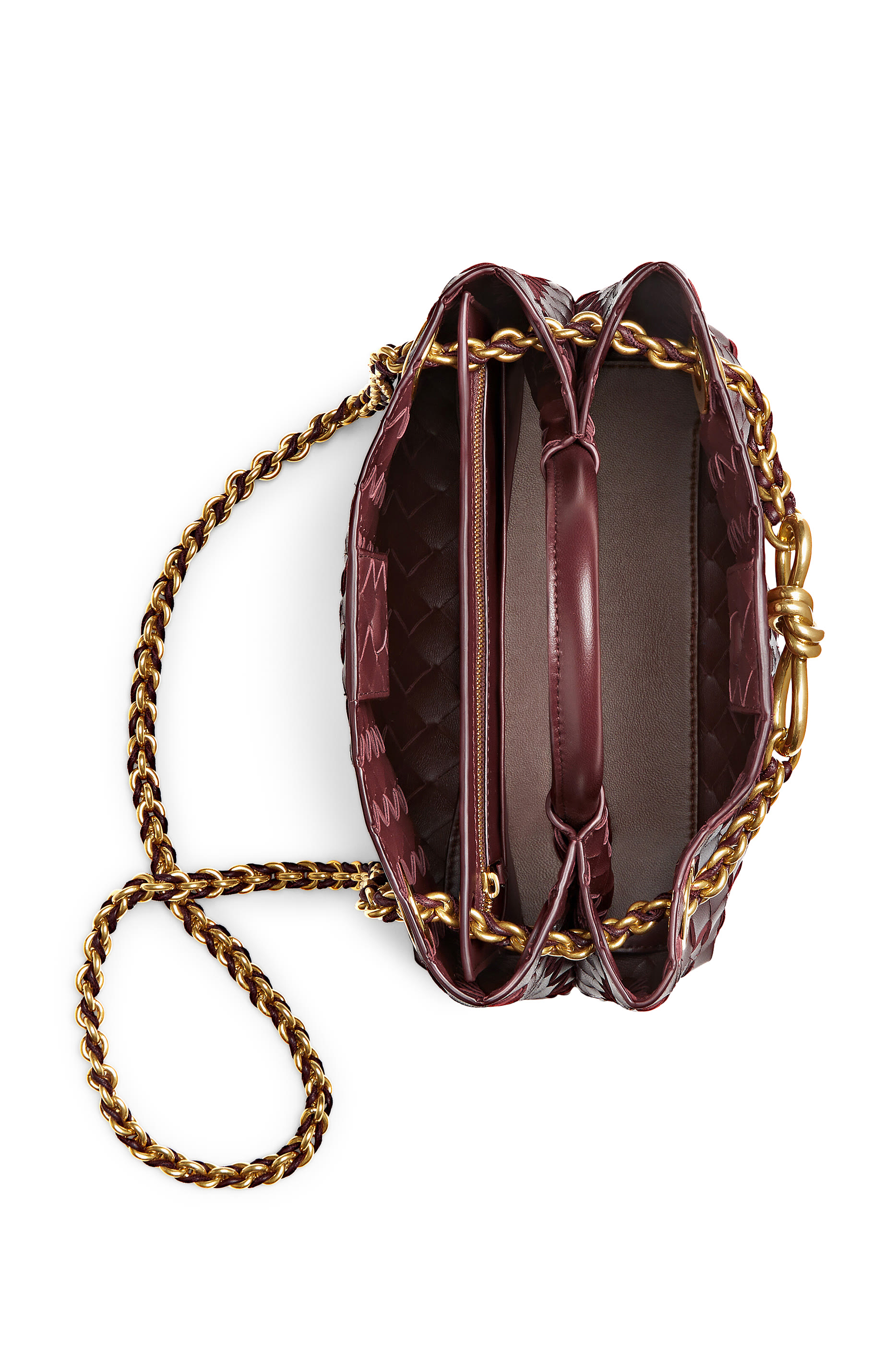 حقيبة أنديامو صغيرة بيد علوية وسلسلة