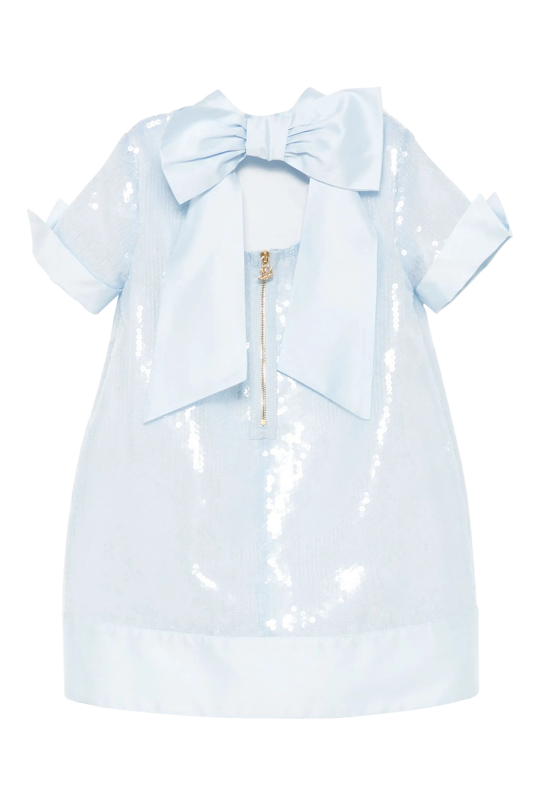 فستان بترتر وربطة فيونكة للأطفال