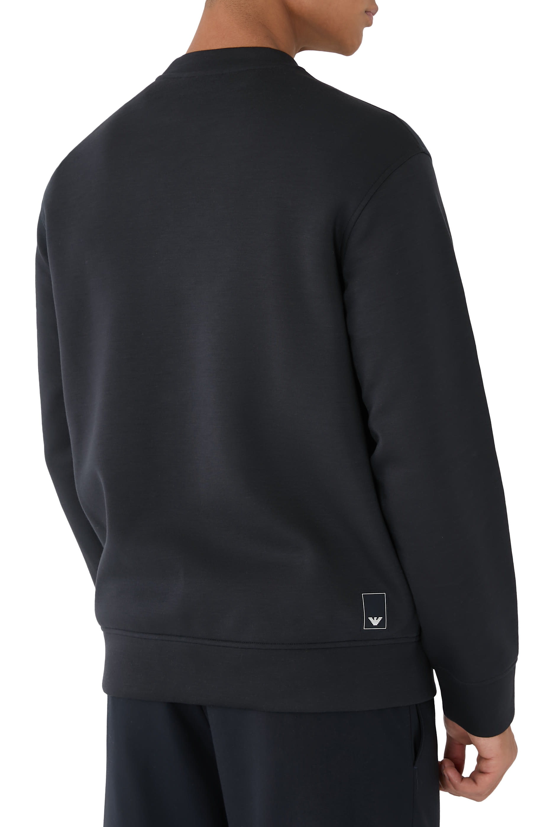 سويت شيرت بجيوب بسحاب جيرسيه