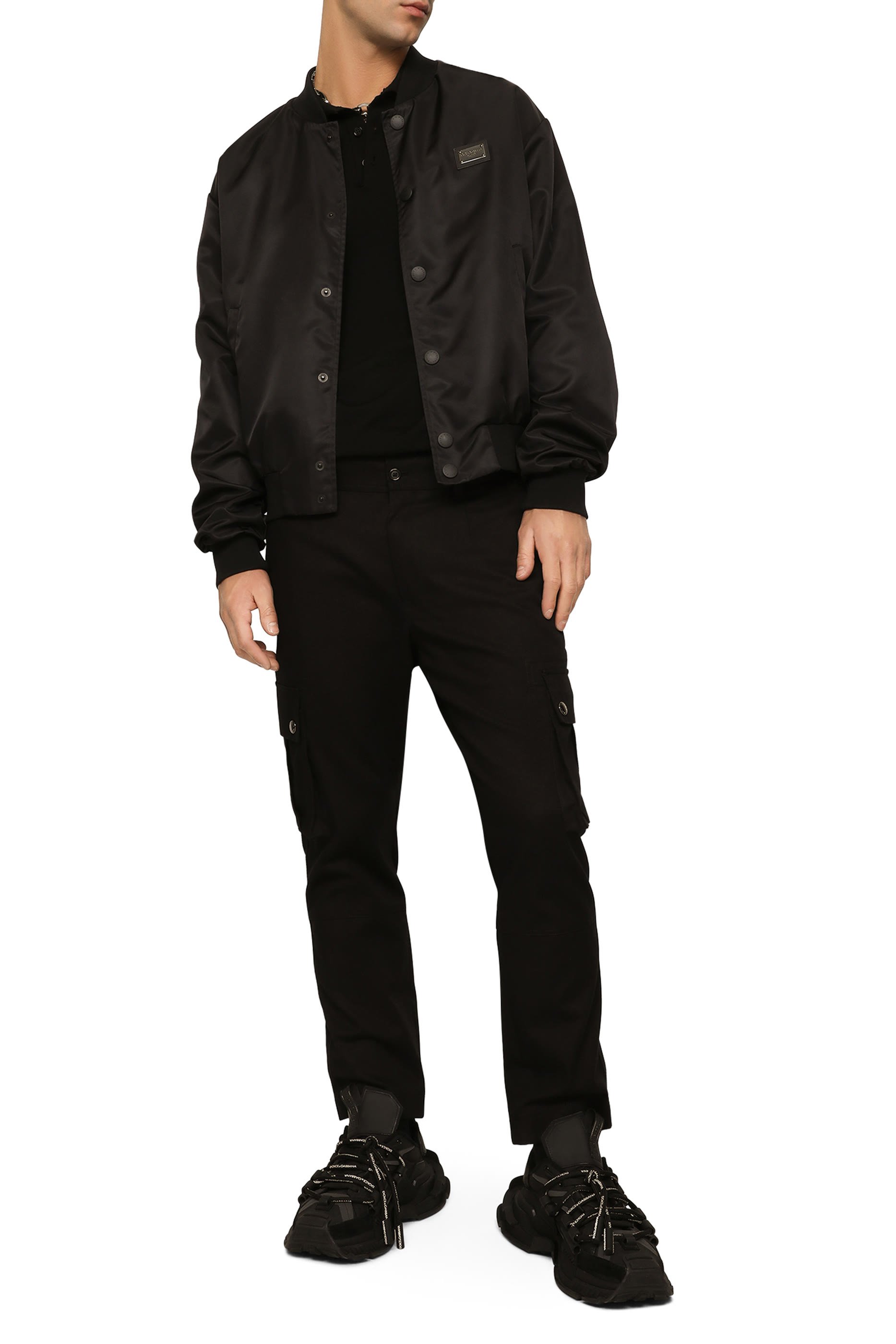 قميص بولو صوف بشعار الماركة