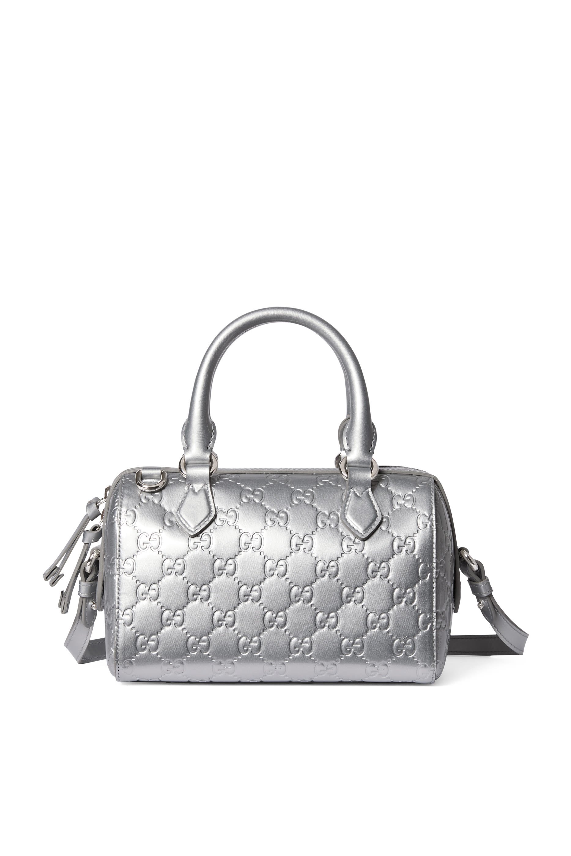 حقيبة بوستون صغيرة بشعار الماركة