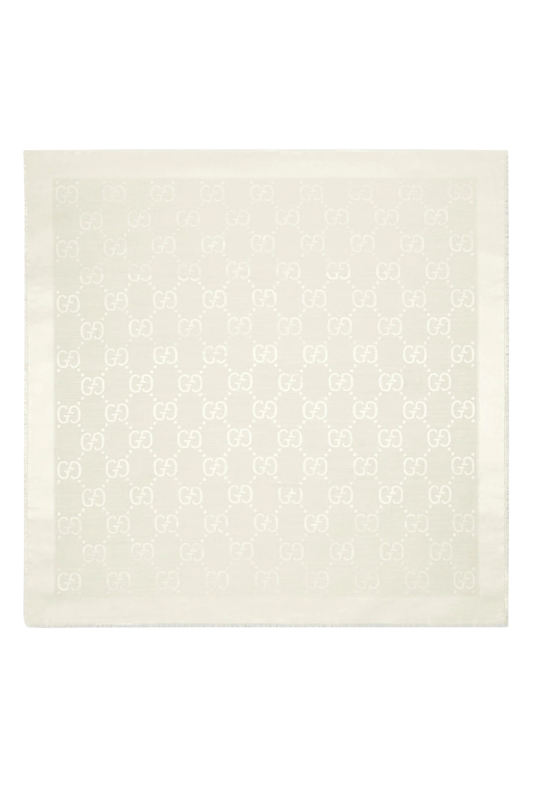 شال صوف وحرير بشعار GG جاكار