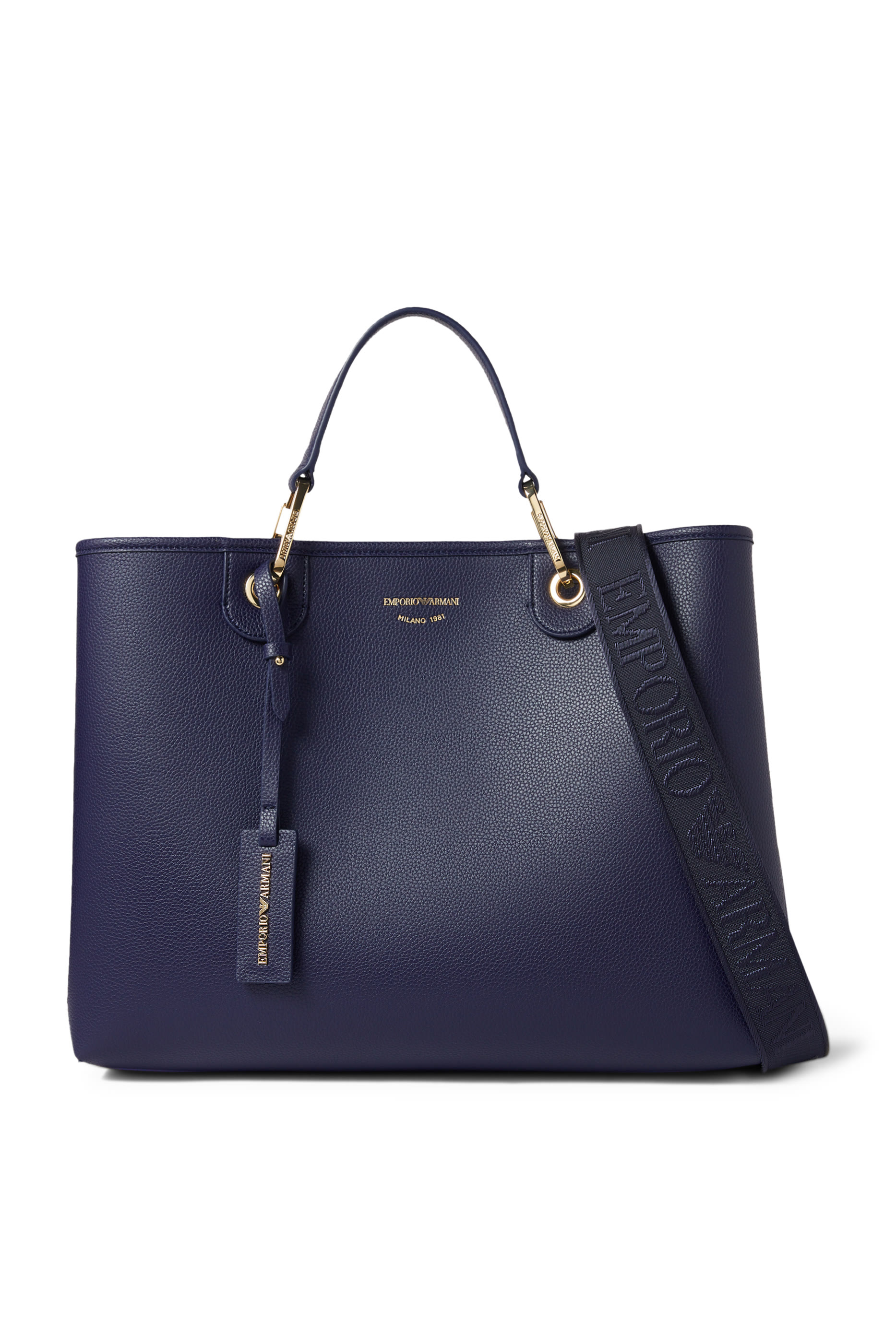 حقيبة يد بشعار الماركة