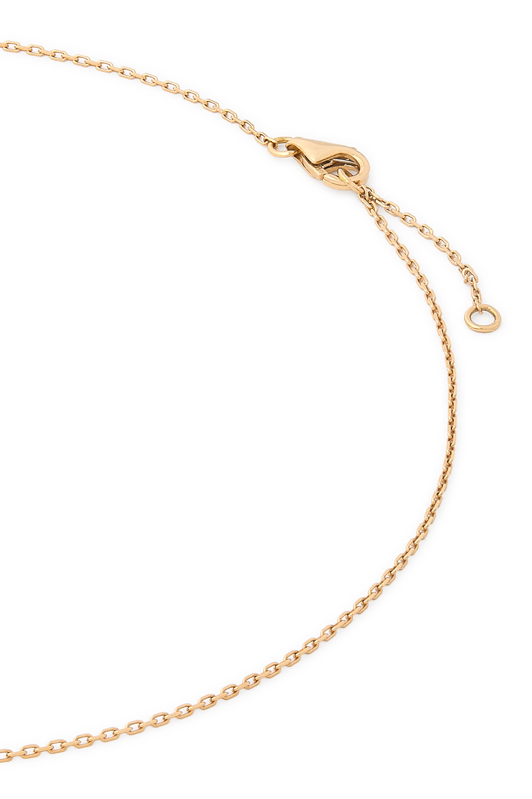  قلادة بحلية بتصميم حرف صغير