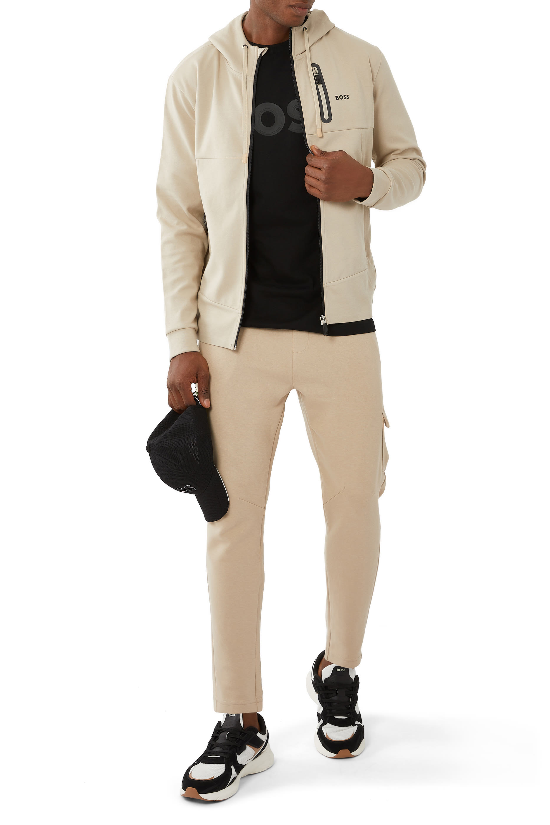 Mixed-Material Sneakers