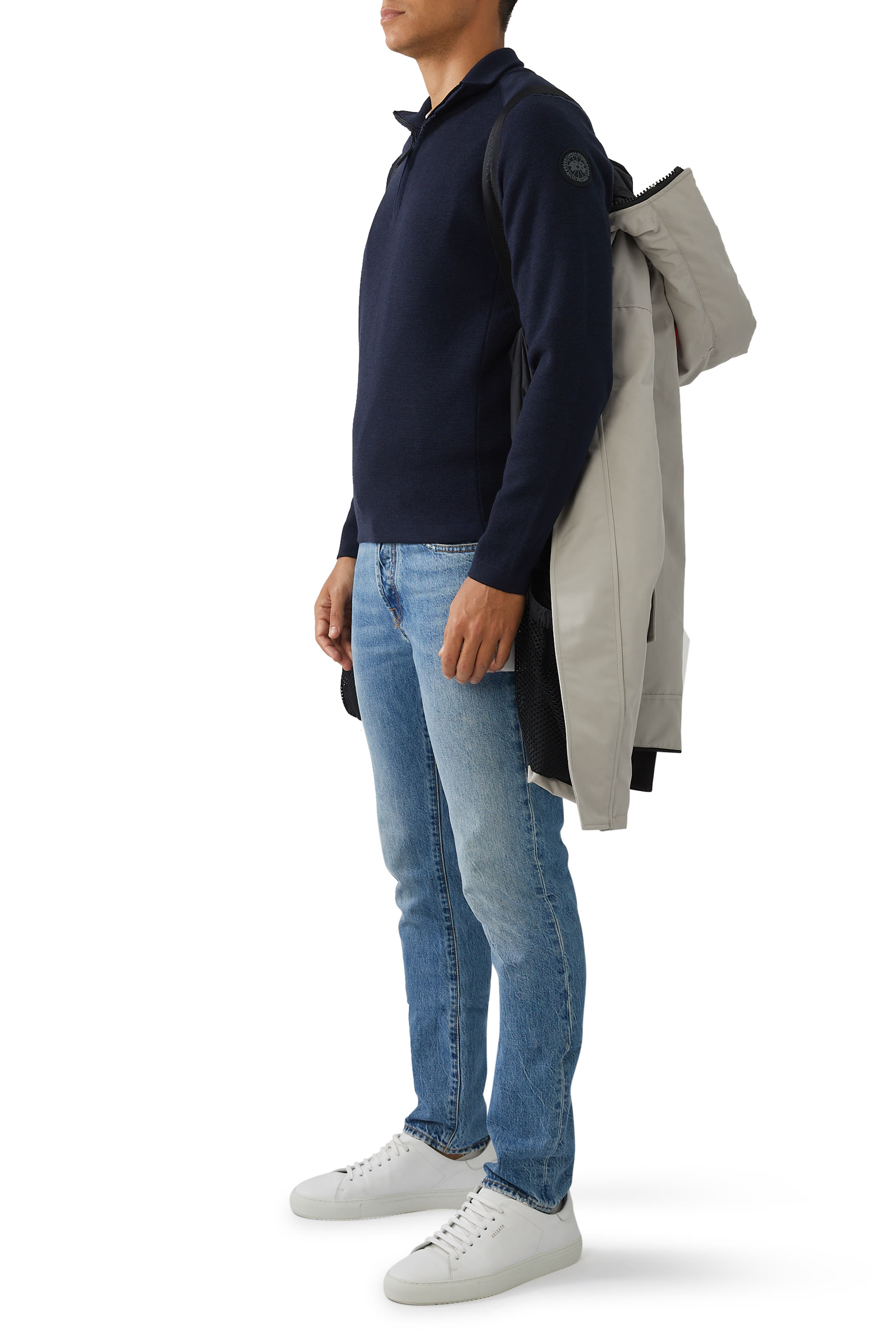 جاكيت باركا لانجفورد بغطاء رأس