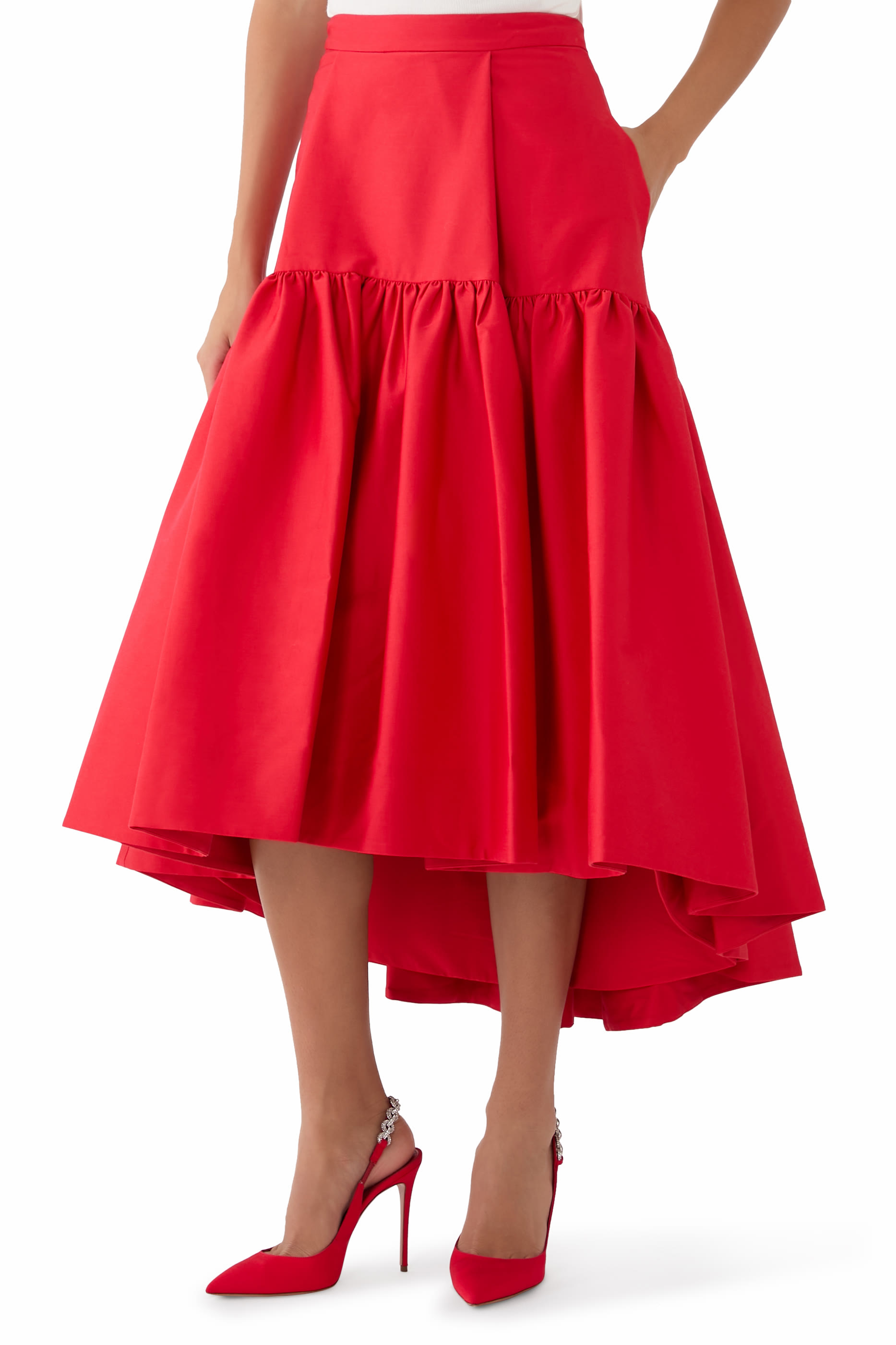 تنورة ديانا متوسطة الطول