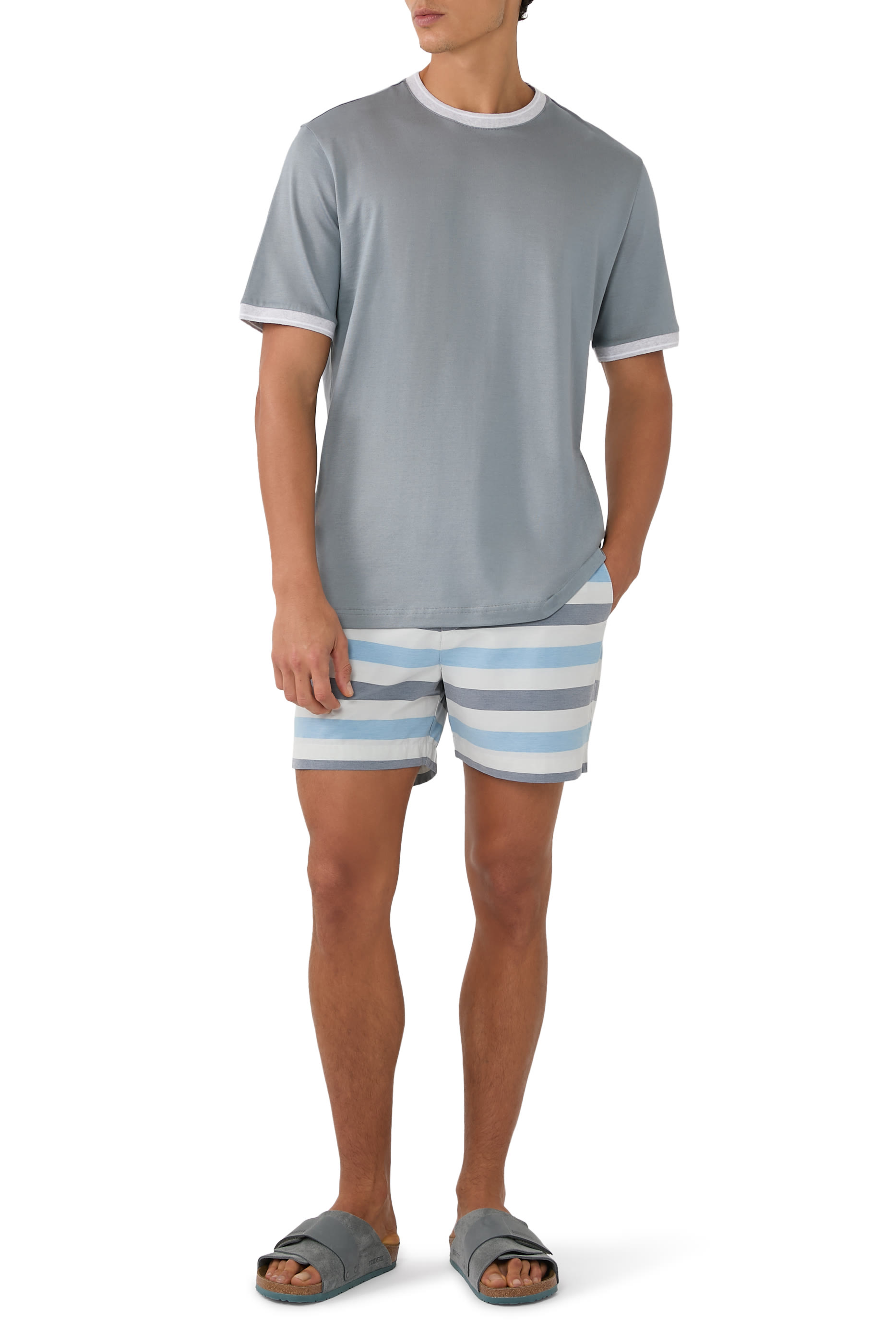 Clipper Broad Stripes Swim Shorts