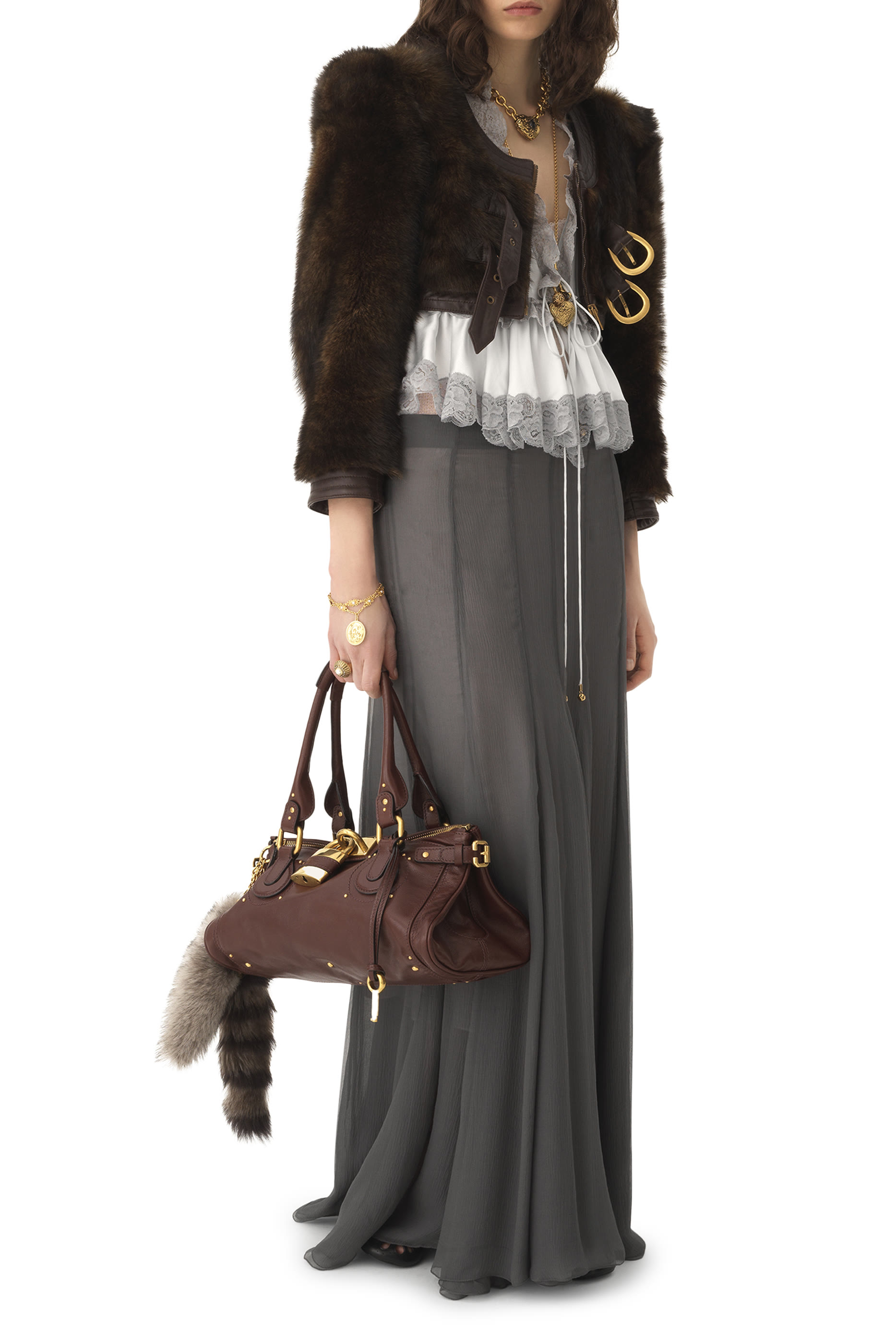 حقيبة بادينغتون جلد