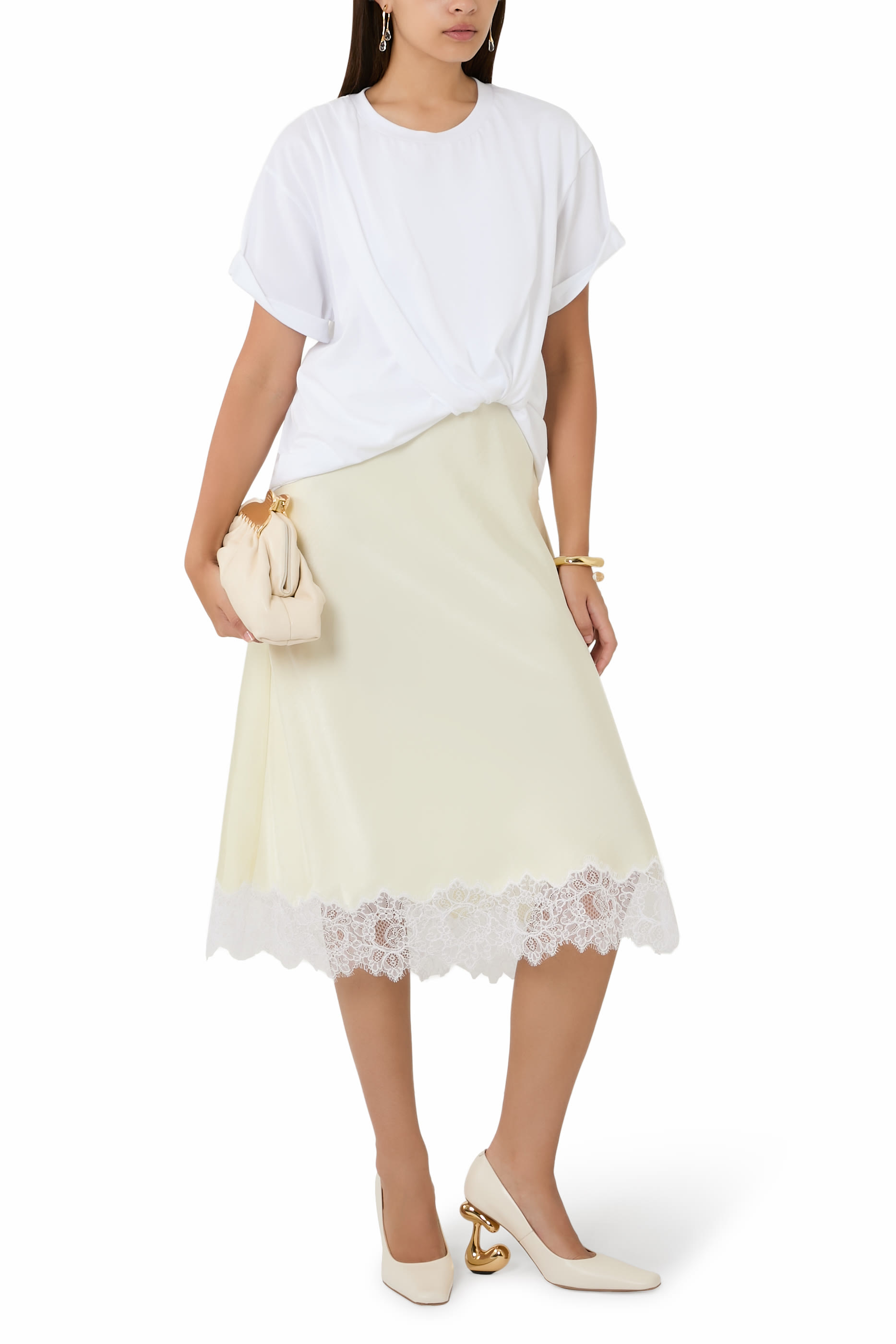 فستان درابيه كومبو بتصميم تيشيرت سهل الارتداء 