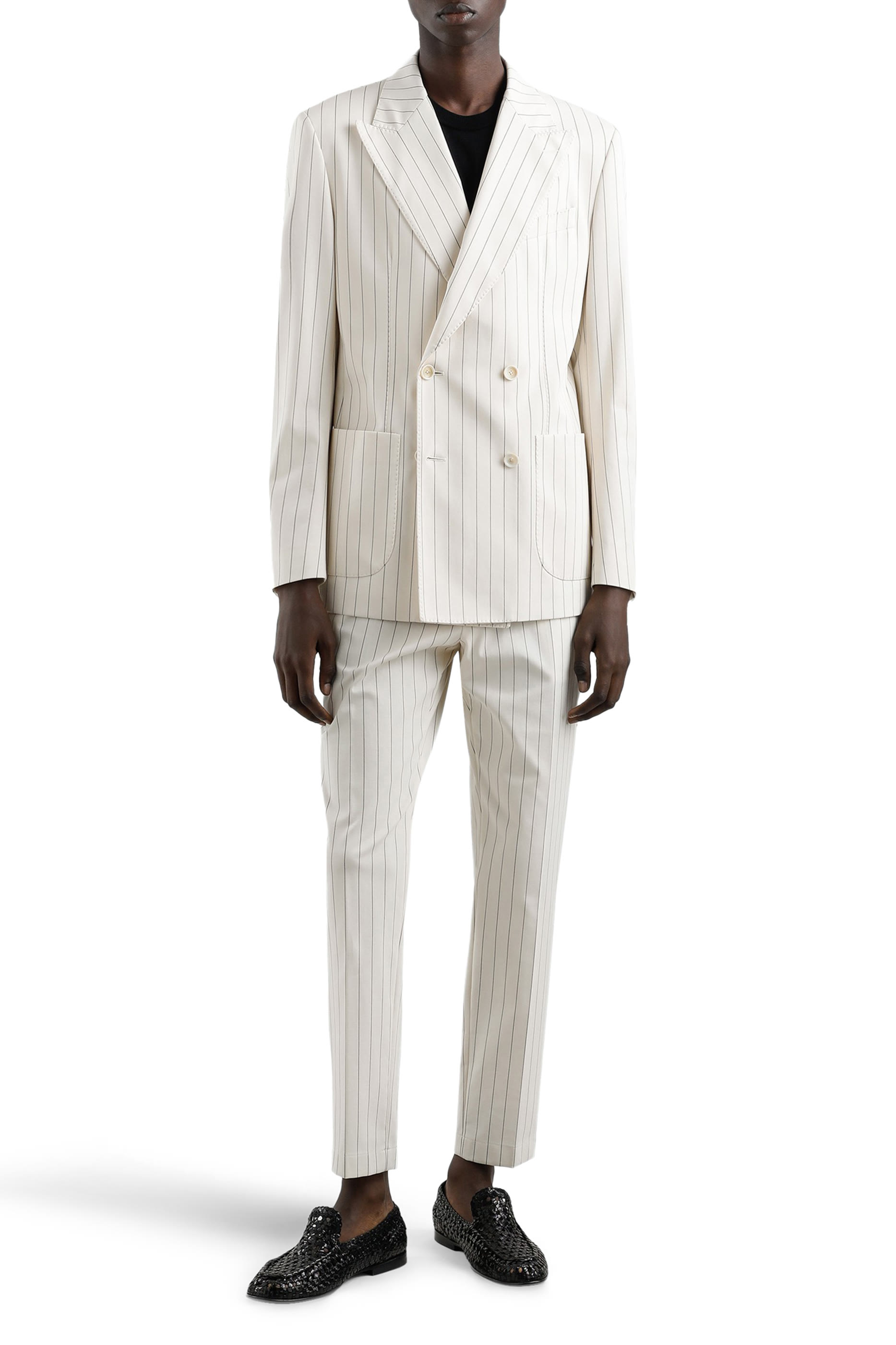 كنزة بياقة مستديرة قطن