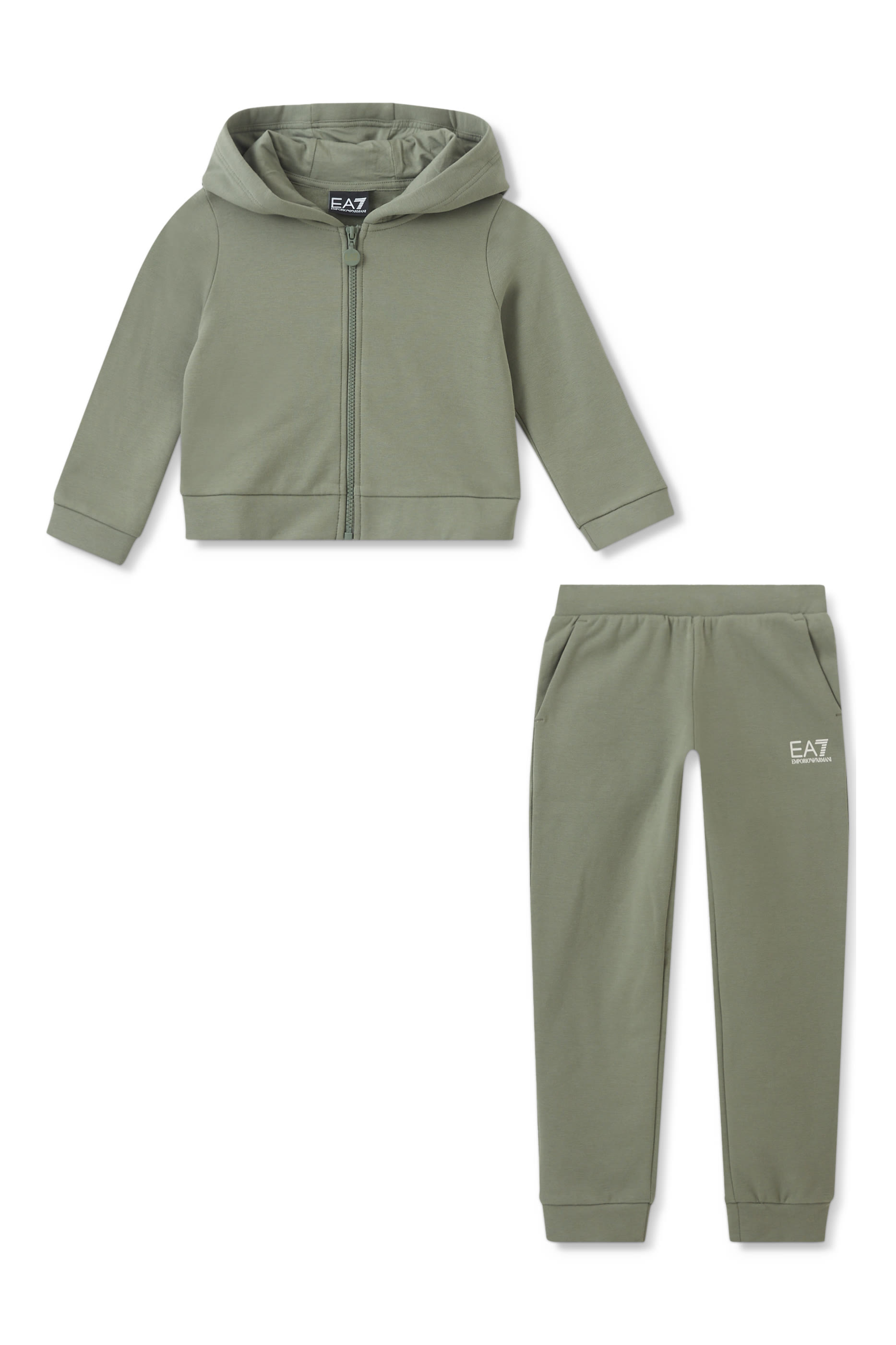 طقم بدلة رياضية بشعار الماركة للأطفال