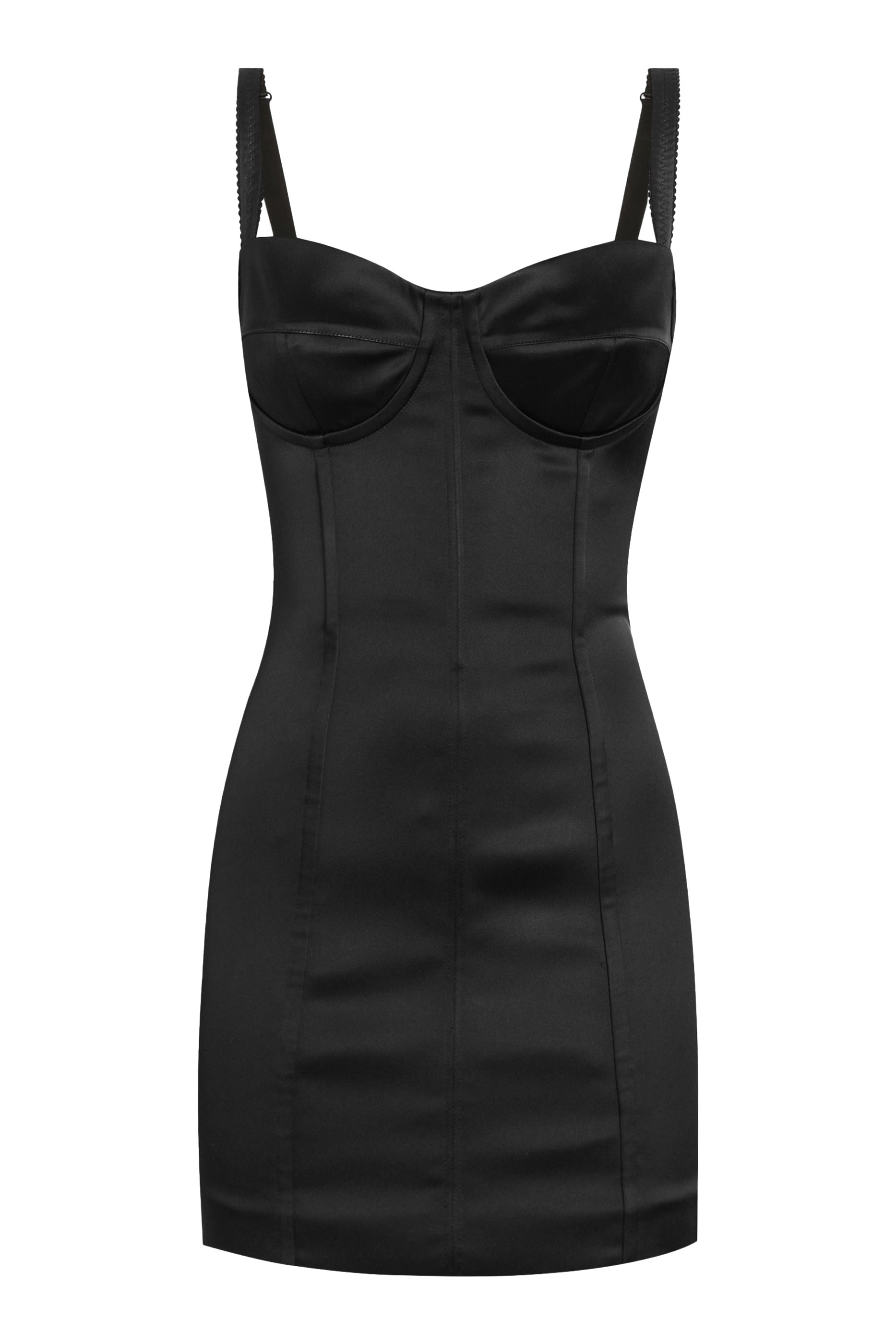 فستان قصير بنمط مشد ستان