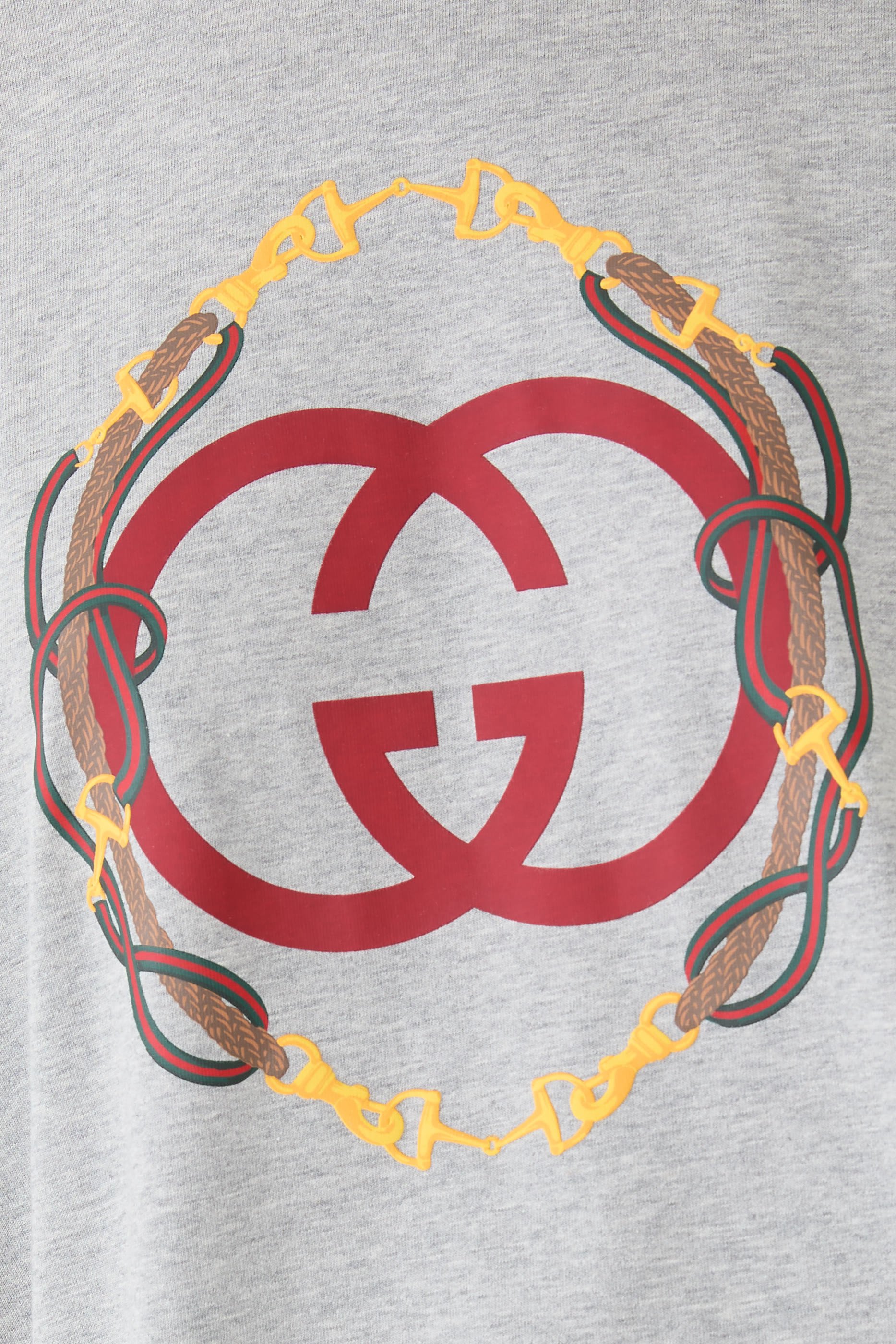 تيشيرت بنقشة قطن جيرسيه