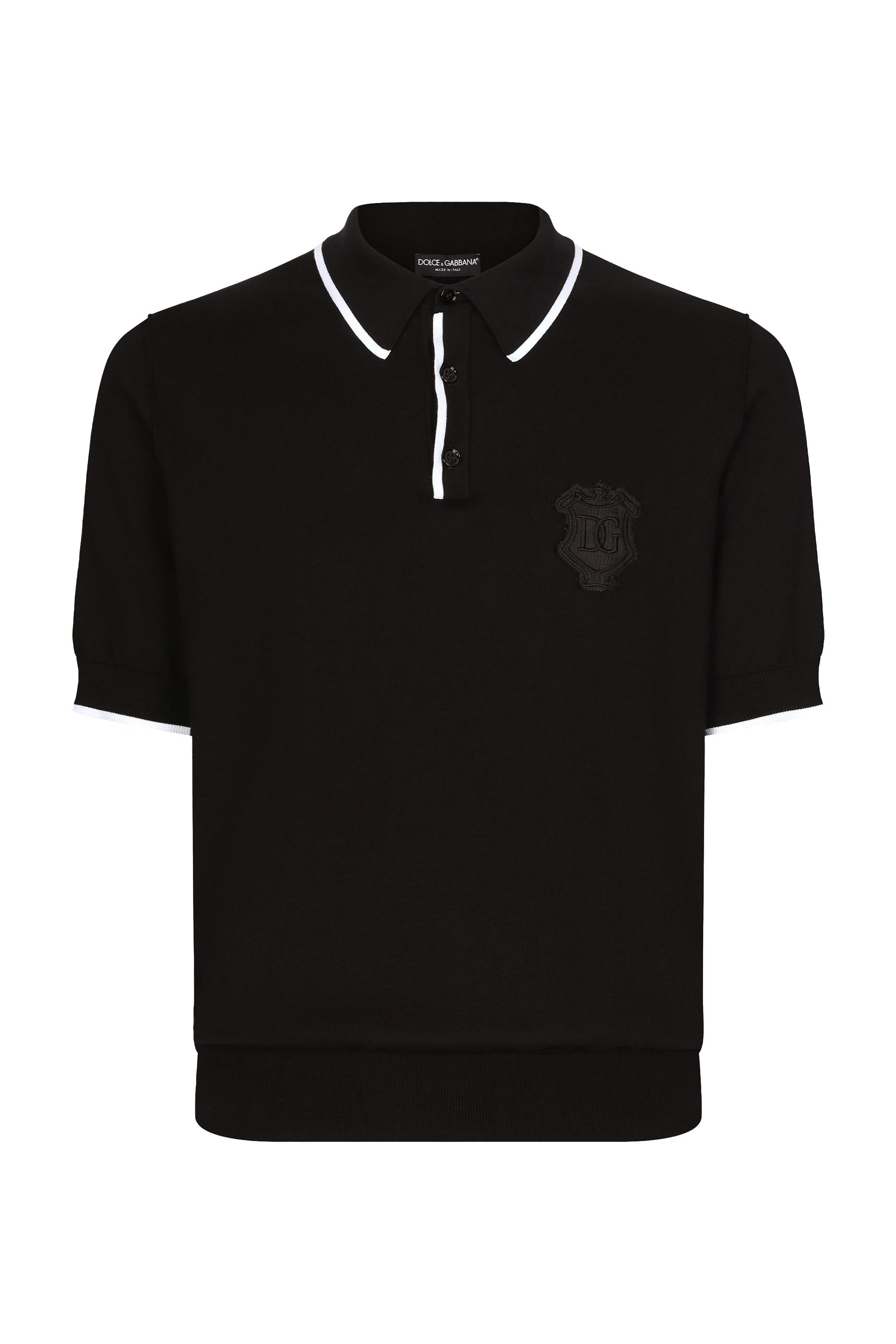 قميص بولو بشعار الماركة قطن