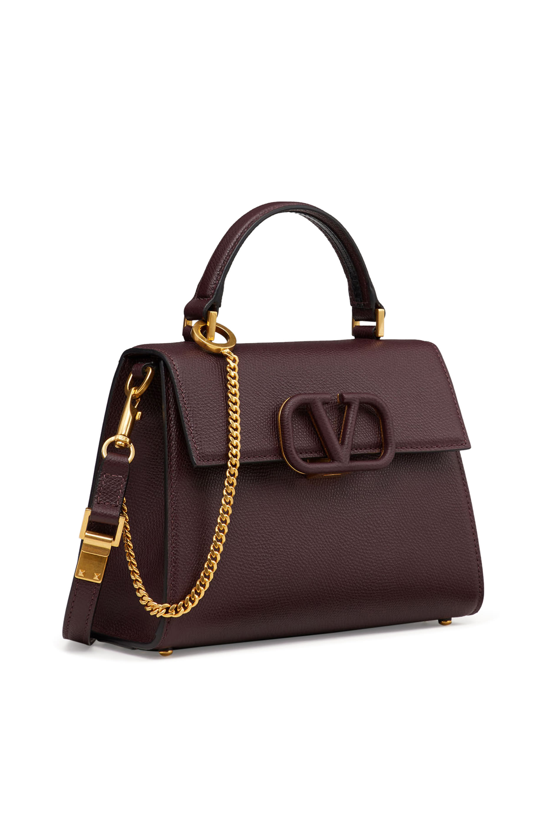 حقيبة فالنتينو غارافاني صغيرة جلد بشعار الماركة