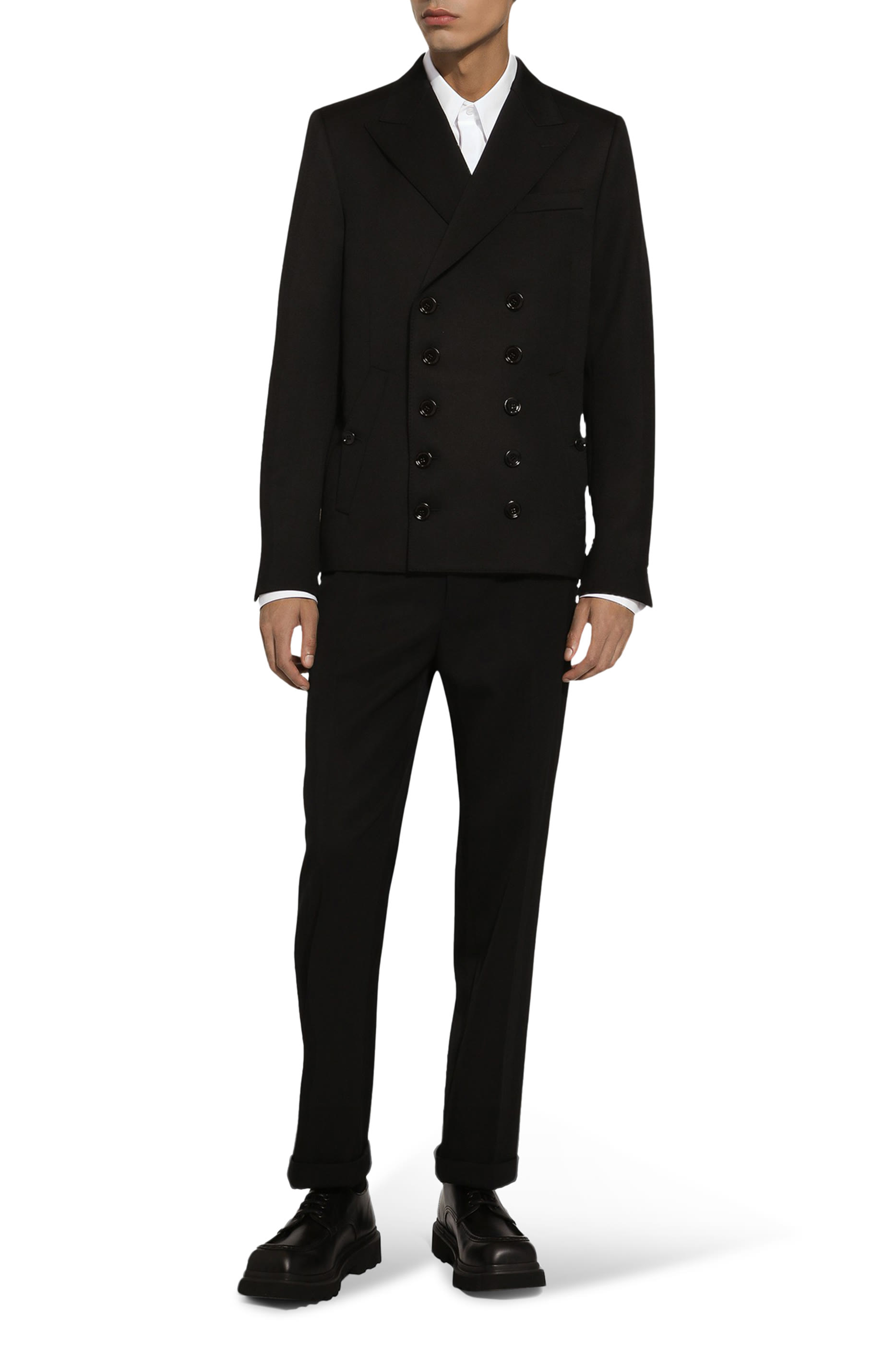 بنطال صوف مطاطي