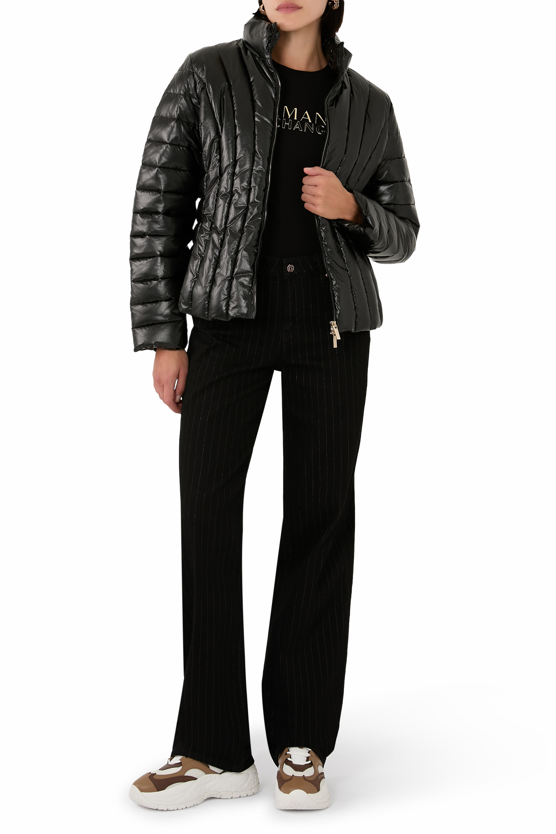 جاكيت بتصميم قميص سالين دي جيرو بتصميم منفوخ