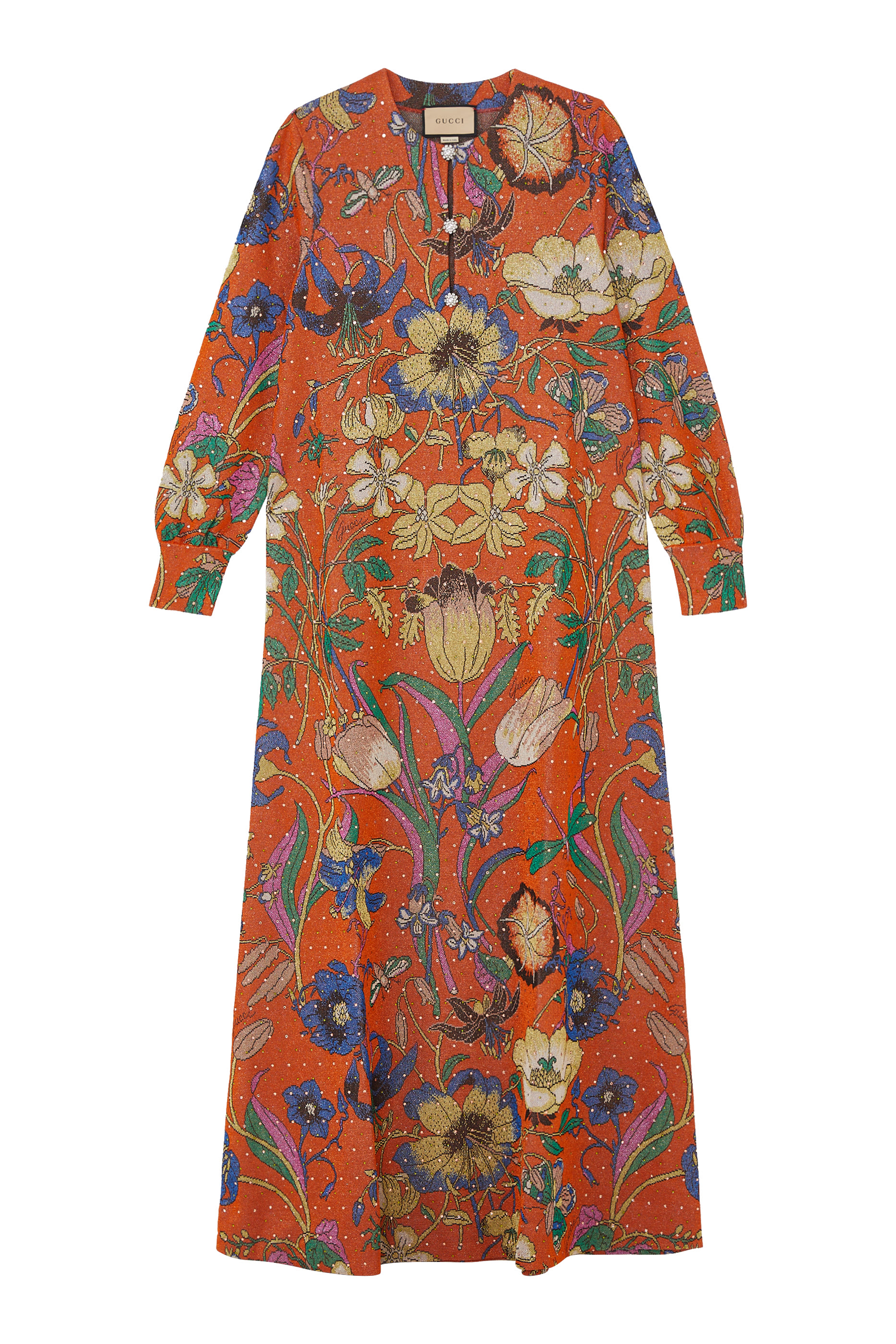 فستان بنقشة زهور