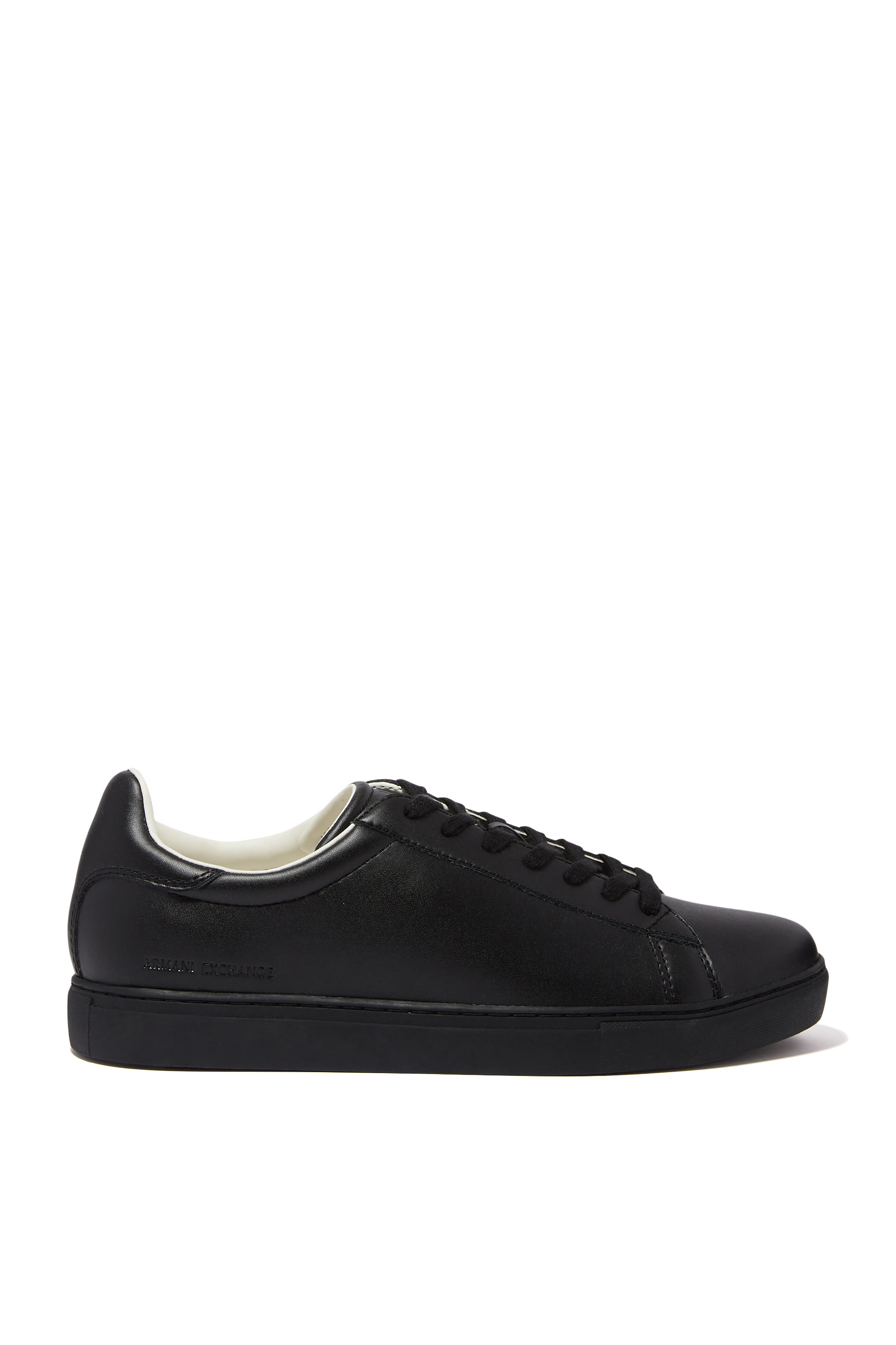 Embossed Leather Low-Top Sneakers