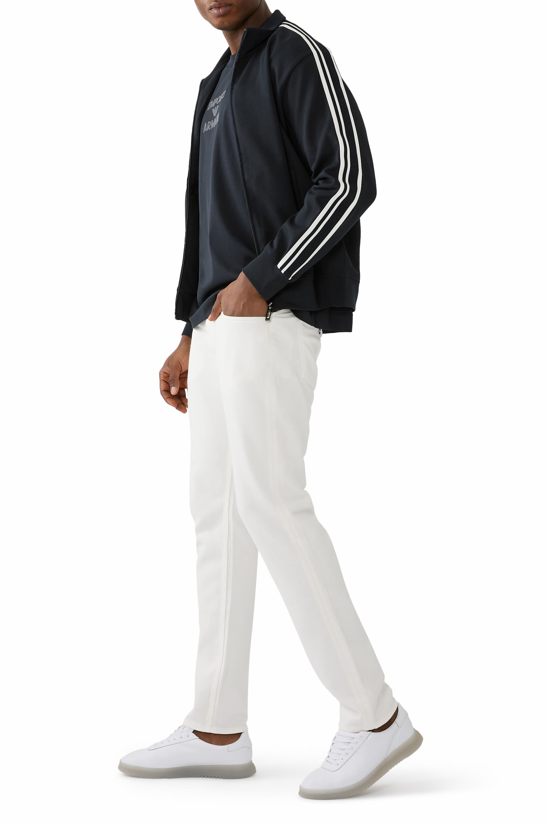 سويت شيرت بسحاب وأشرطة