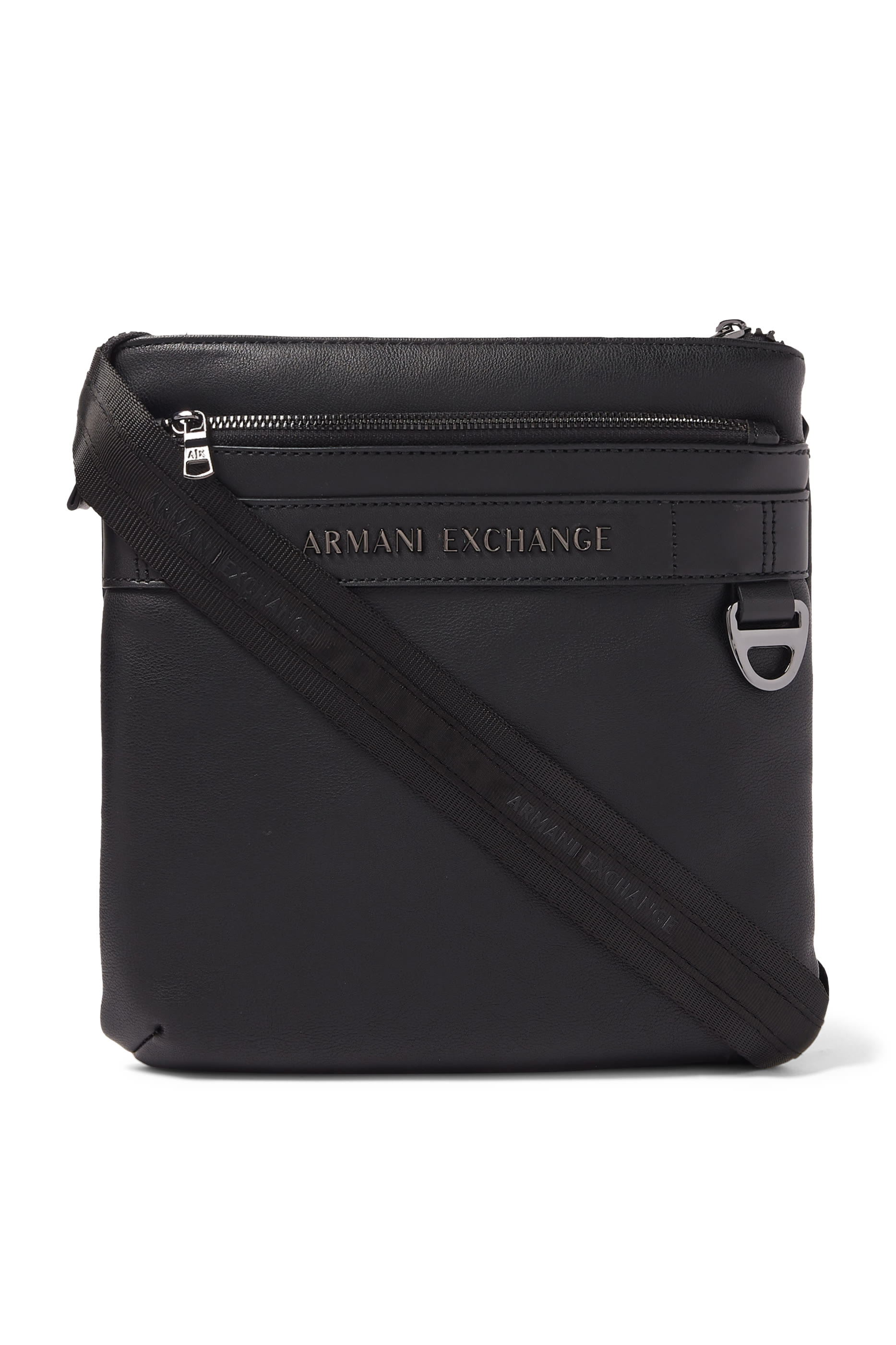 حقيبة كروس بشعار الماركة جلد صناعي