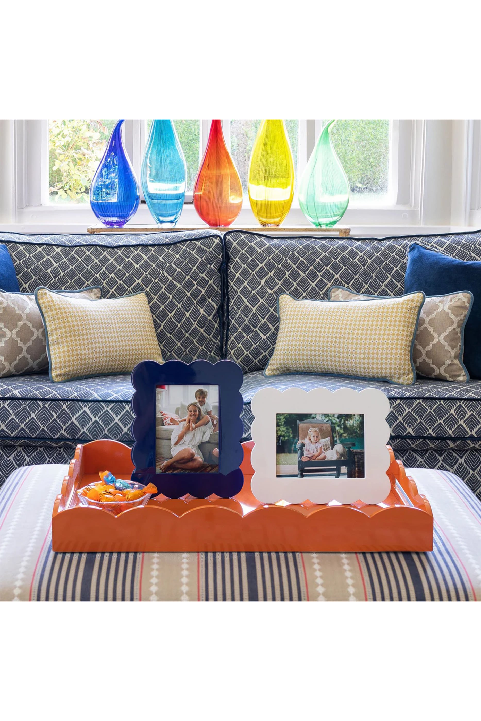 إطار صور بحواف صدفية