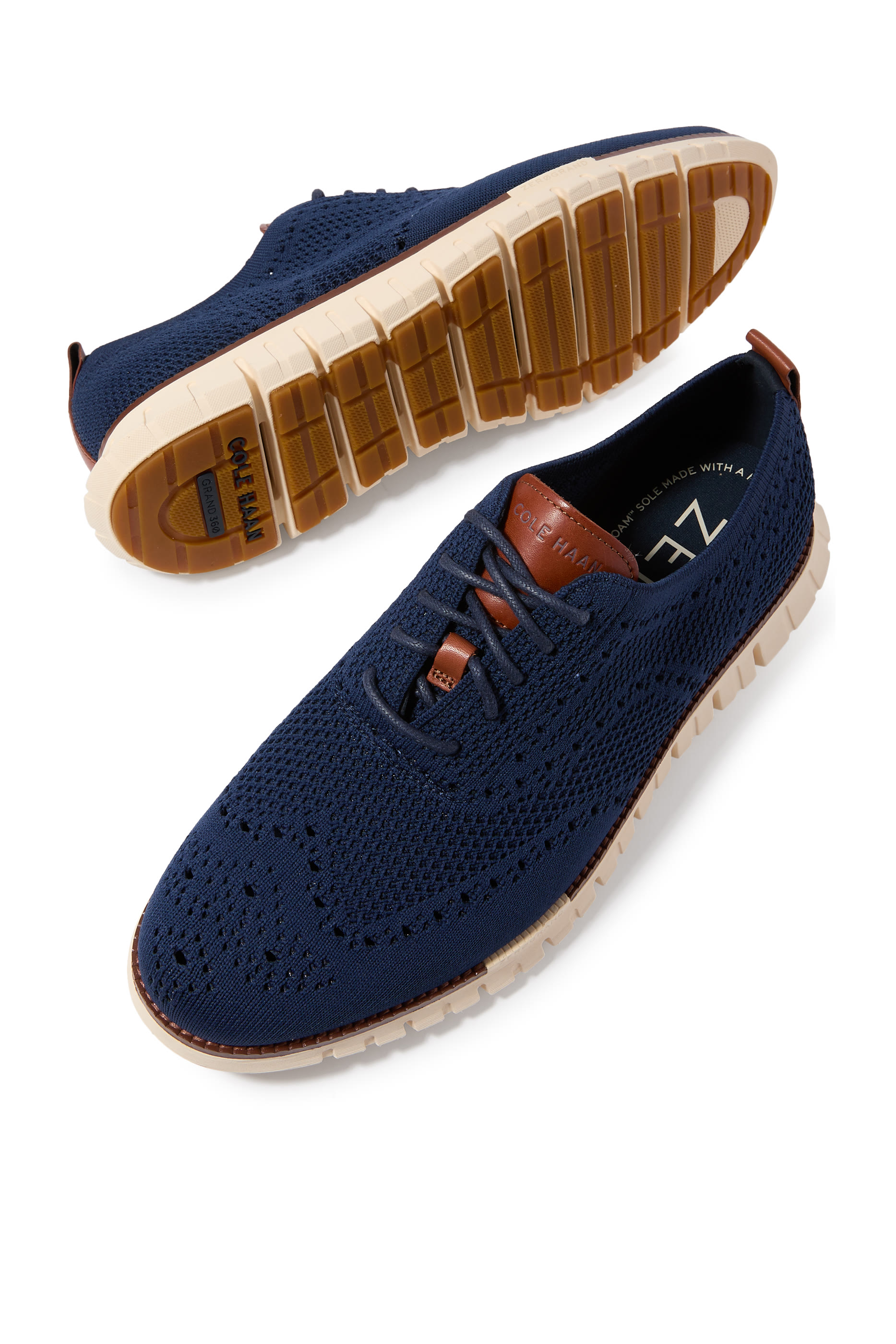 حذاء أكسفورد زيروجراند ريماسترد ستيتشلايت وينج تيب