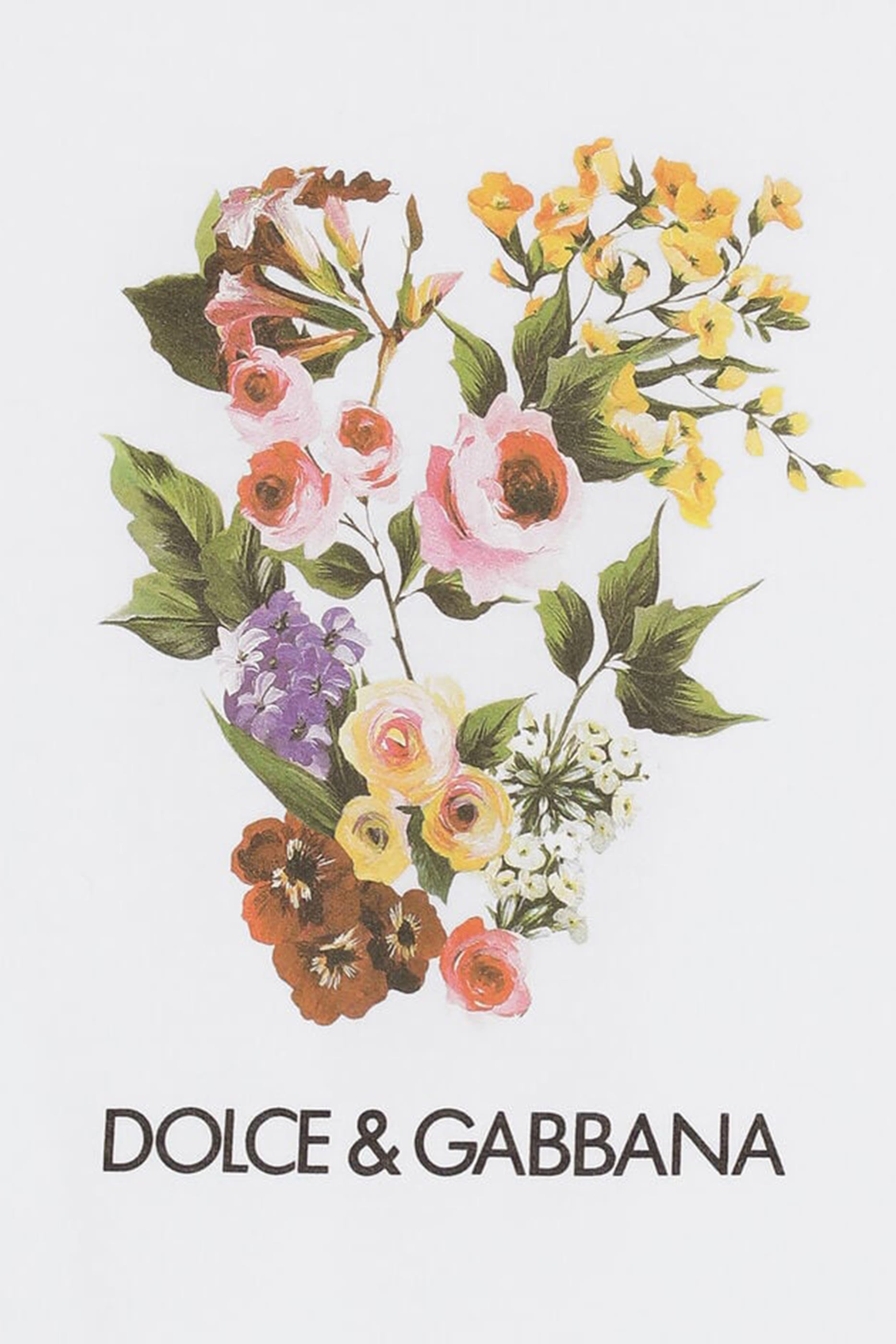 تيشيرت بطبعات زهور للأطفال