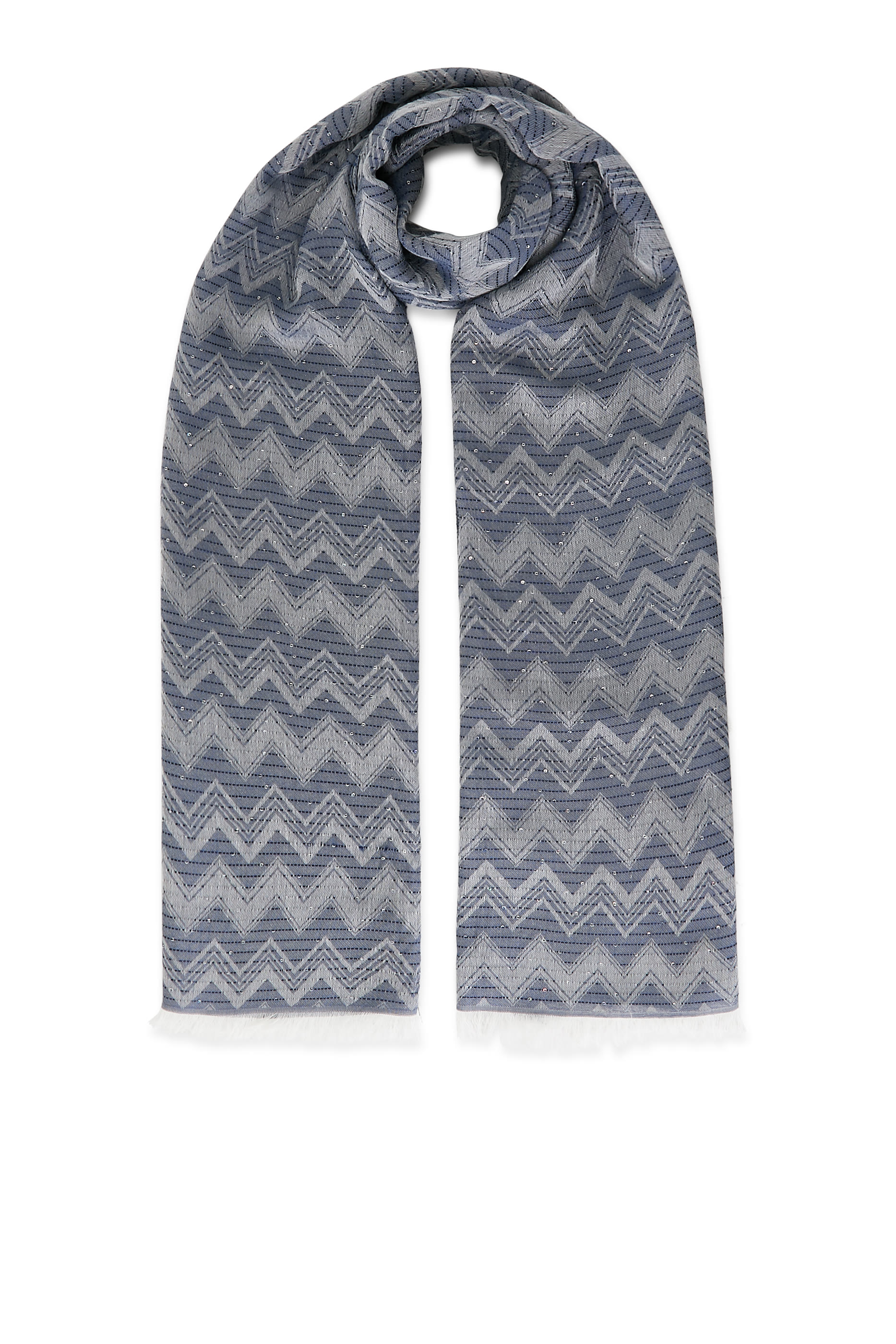 وشاح بنقشة خطوط شيفرون